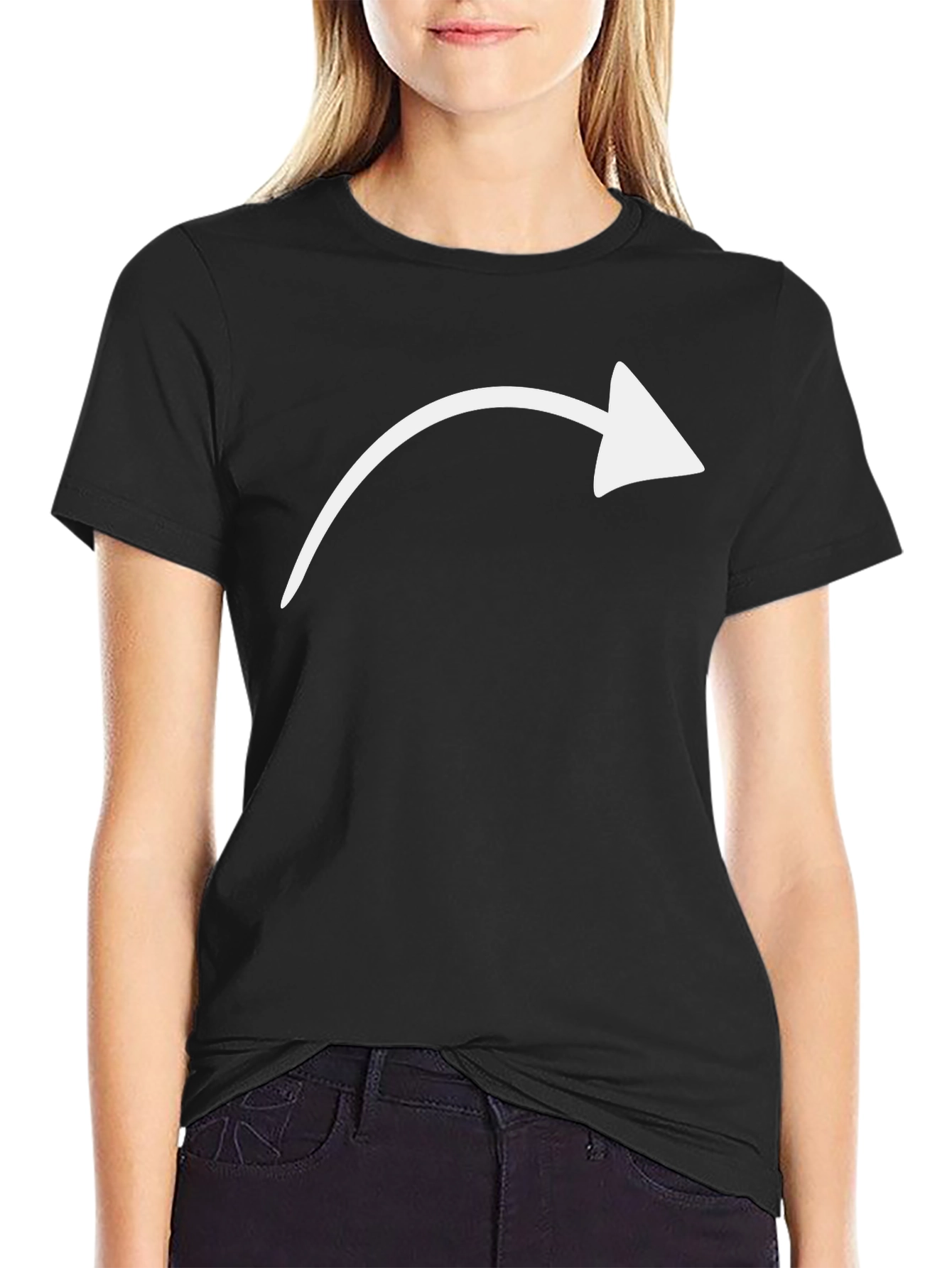 Arrow Graphic T-Shirt - Modern Minimalist Design