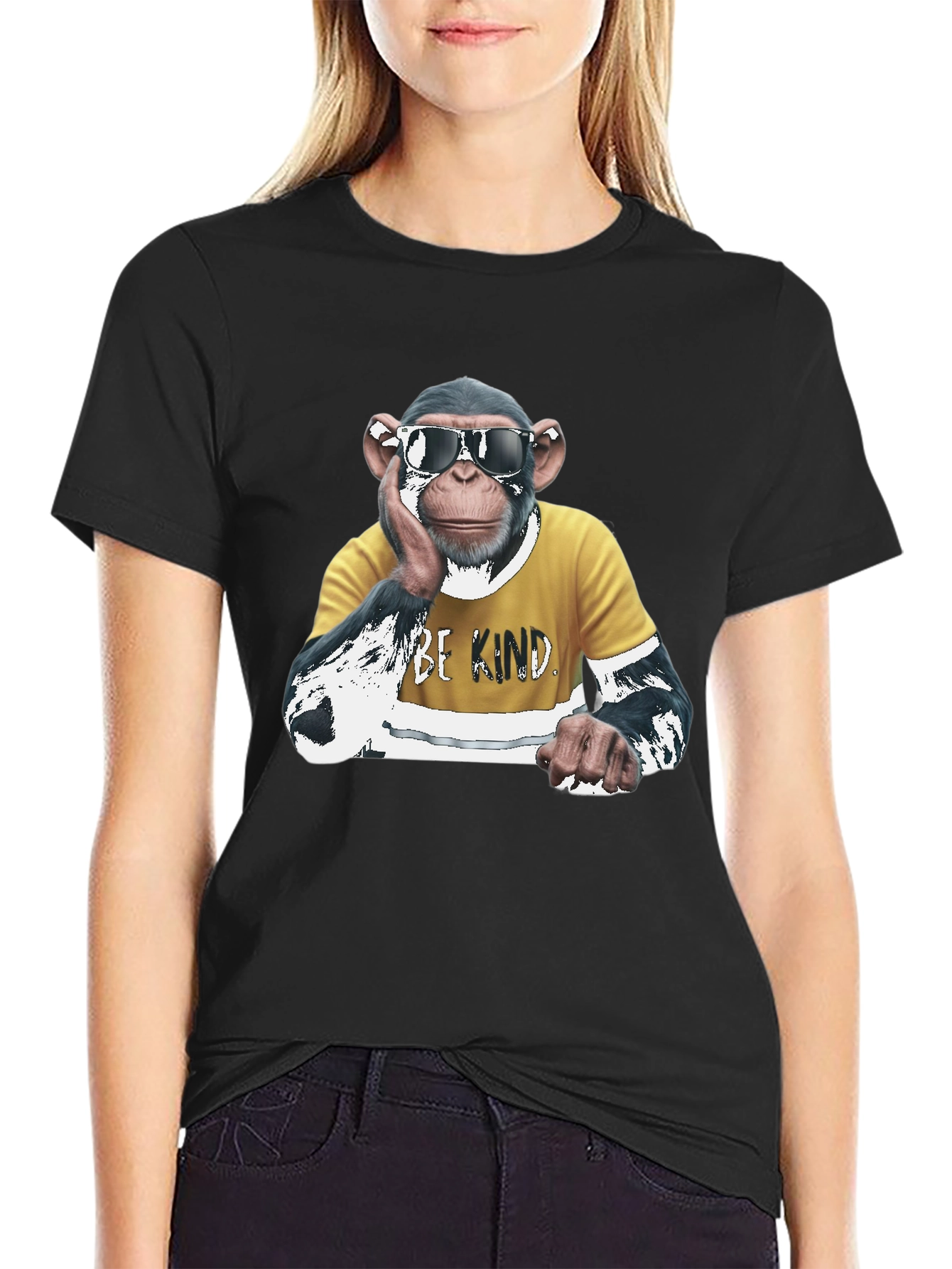 Cool Chimp Graphic T-Shirt - Be Kind Design