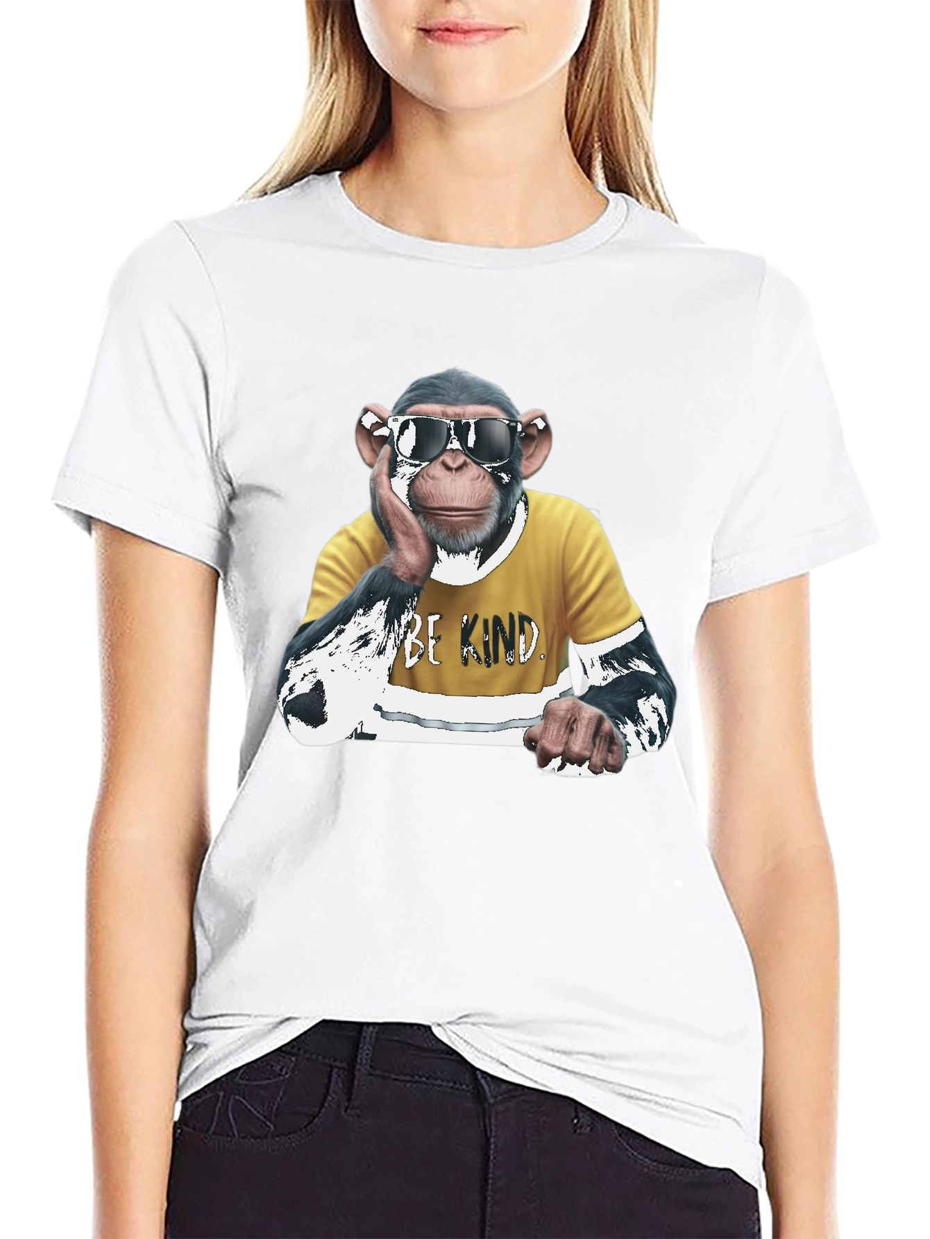 Cool Chimp Graphic T-Shirt - Be Kind Design