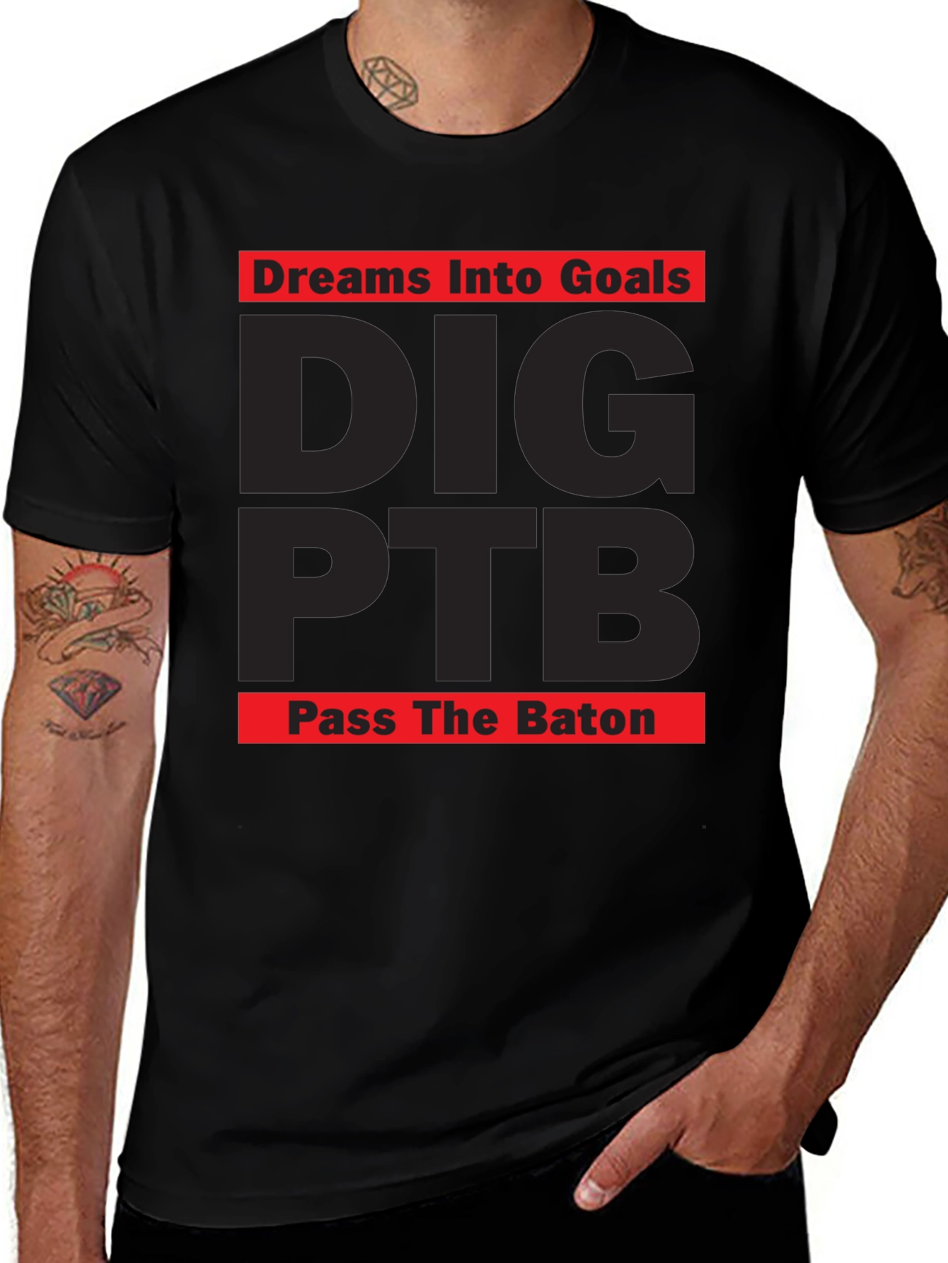Dreams Into Goals Graphic Tee
