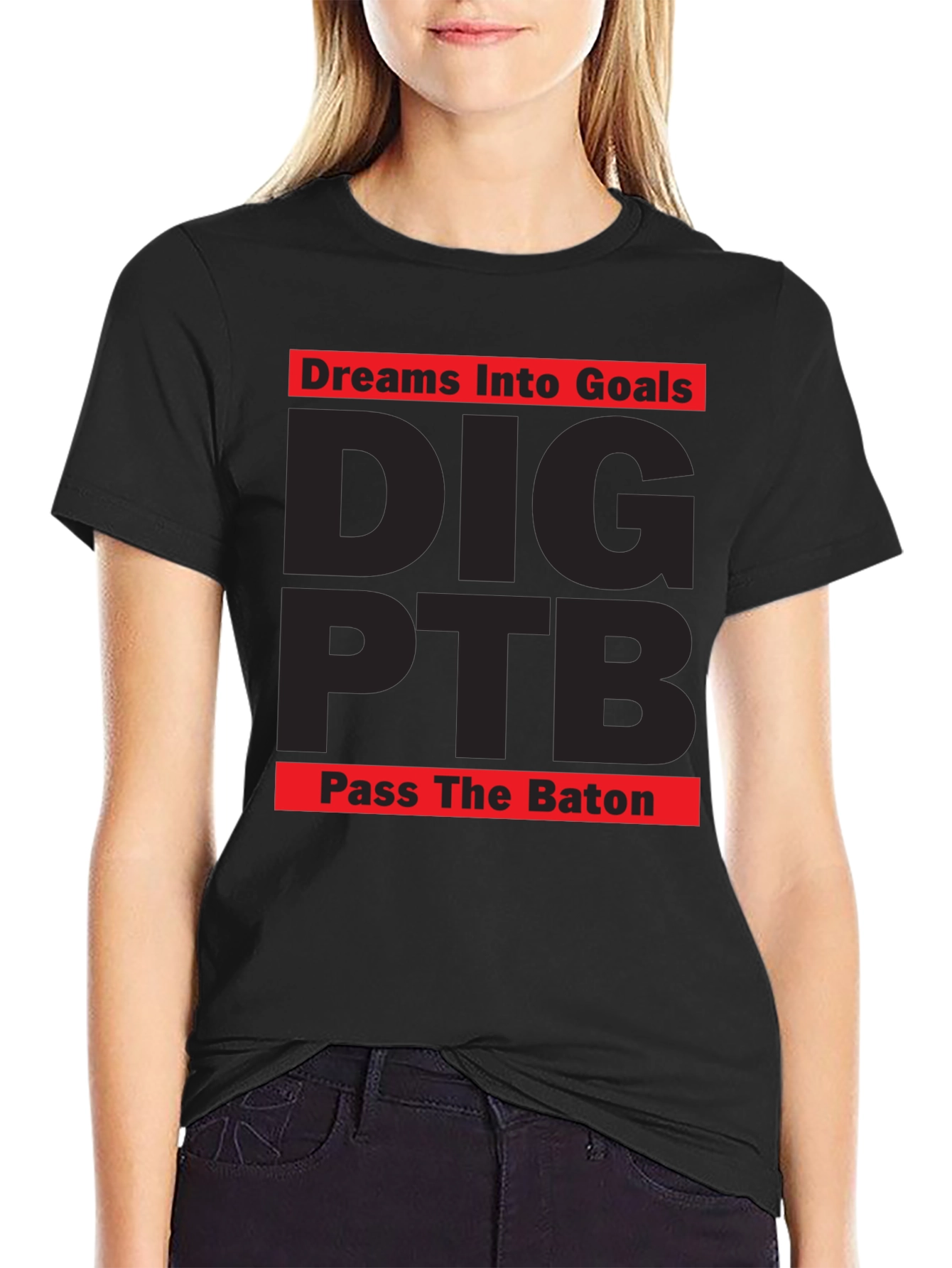 Dreams Into Goals Graphic Tee