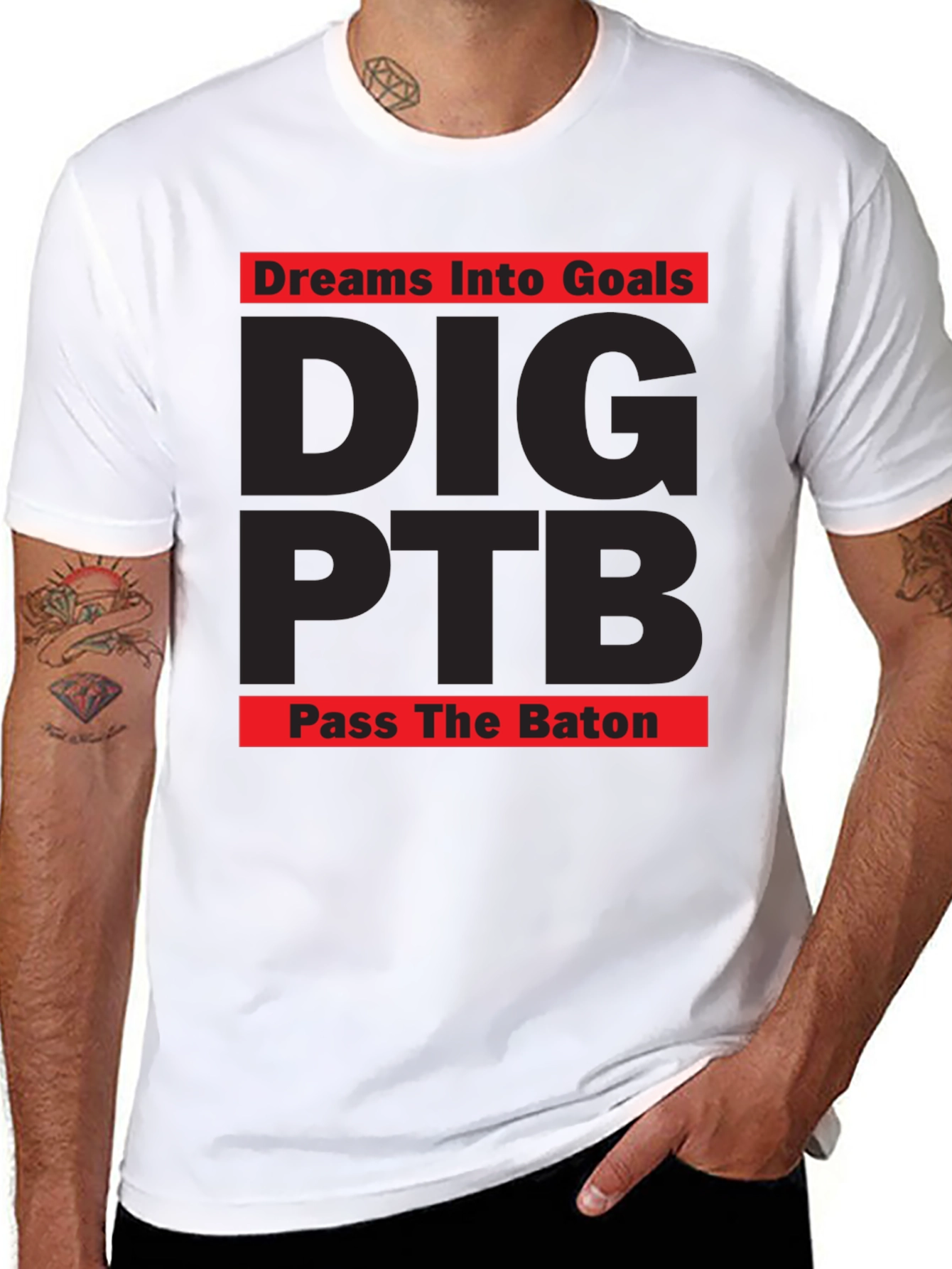 Dreams Into Goals Graphic Tee