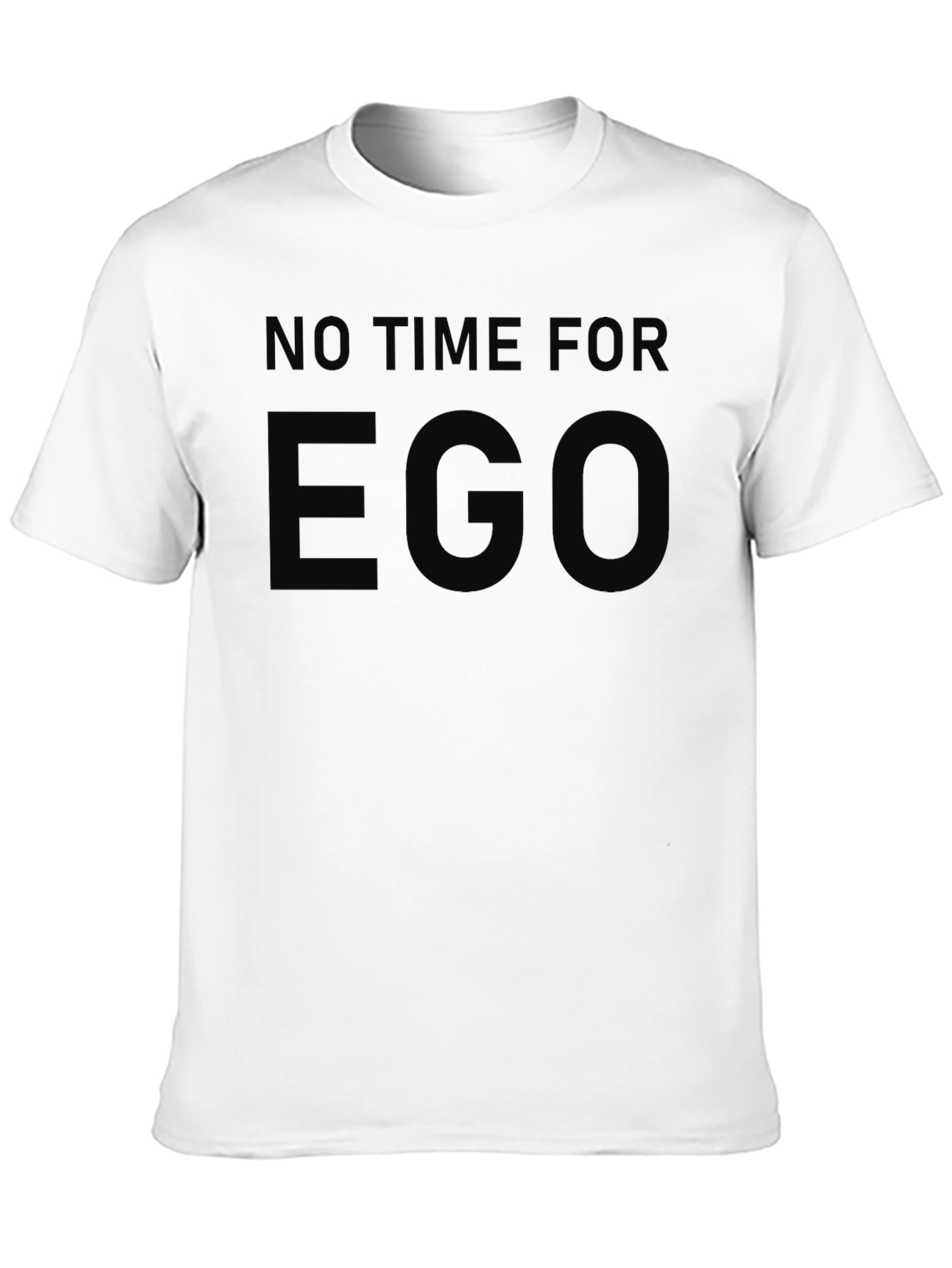 No Time For Ego Graphic Tee - Black