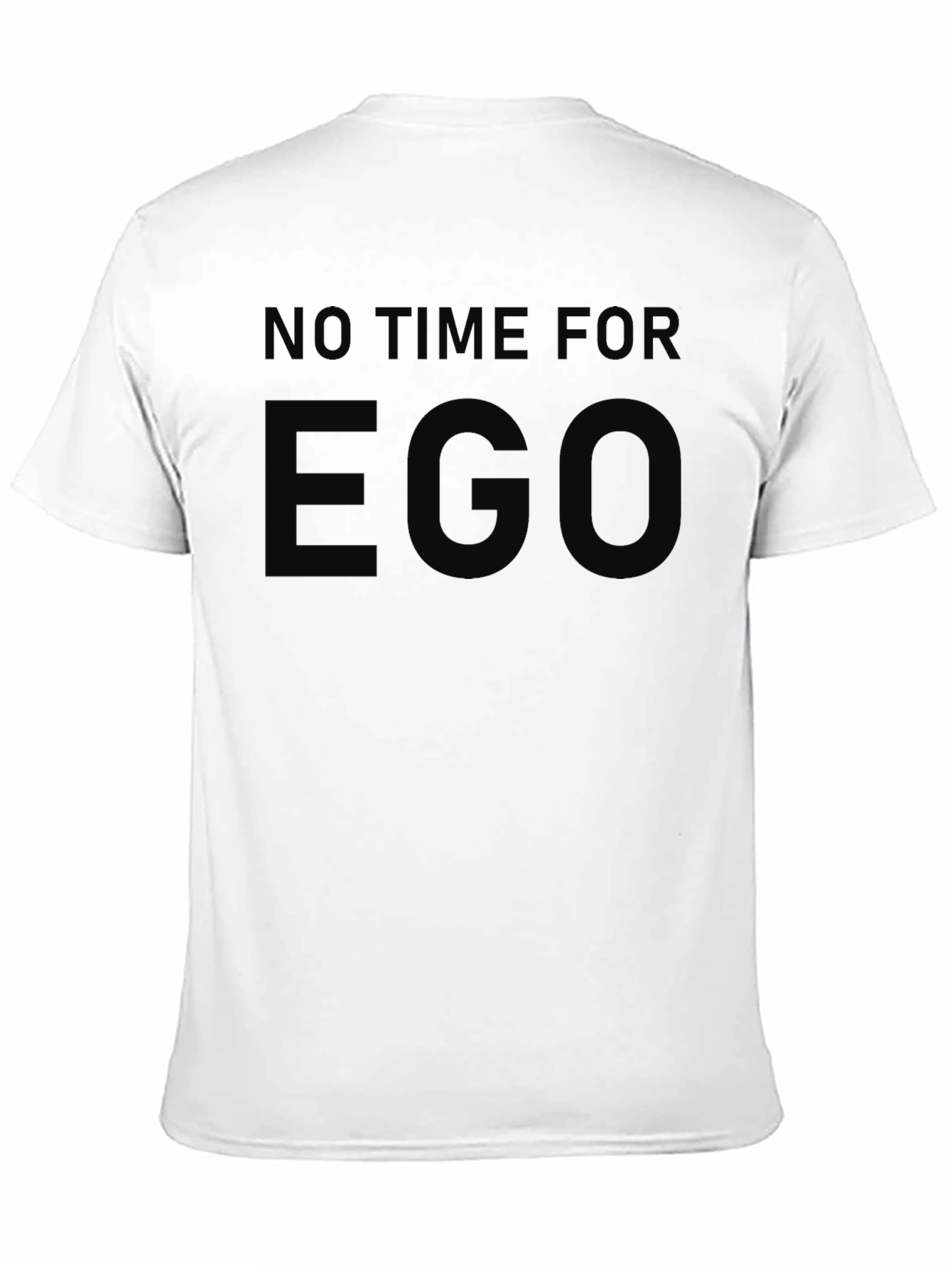 No Time For Ego Graphic Tee - Black