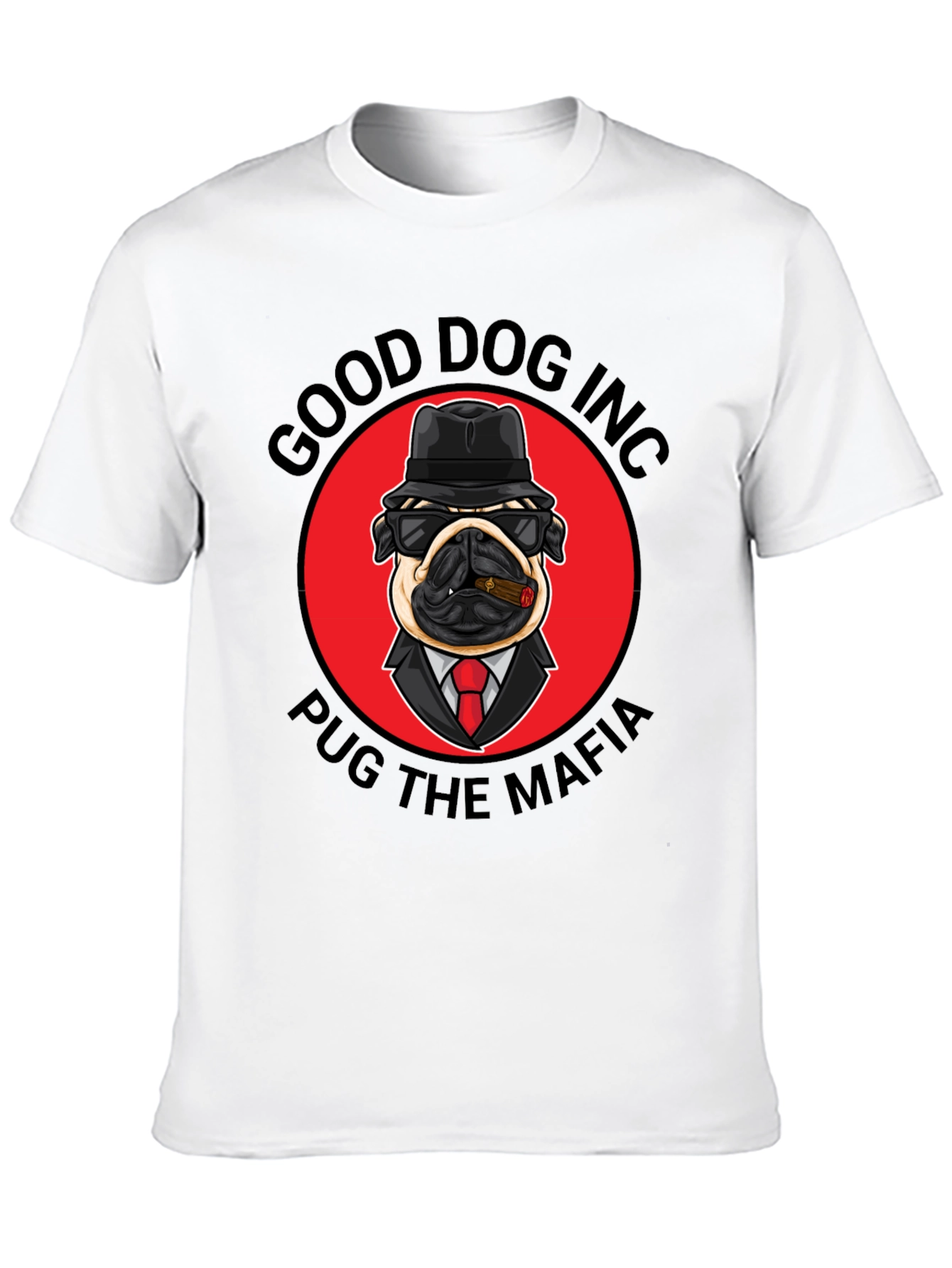 Good Dog Inc. Pug Mafia Graphic T-Shirt