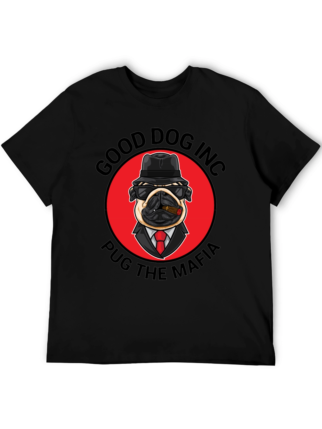 Good Dog Inc. Pug Mafia Graphic T-Shirt