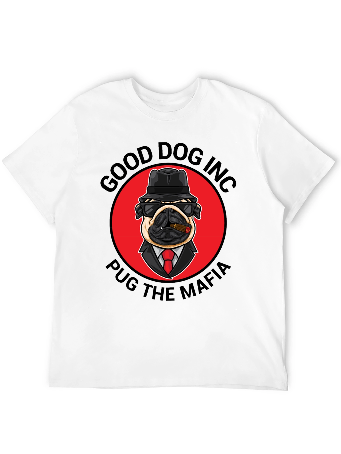 Good Dog Inc. Pug Mafia Graphic T-Shirt