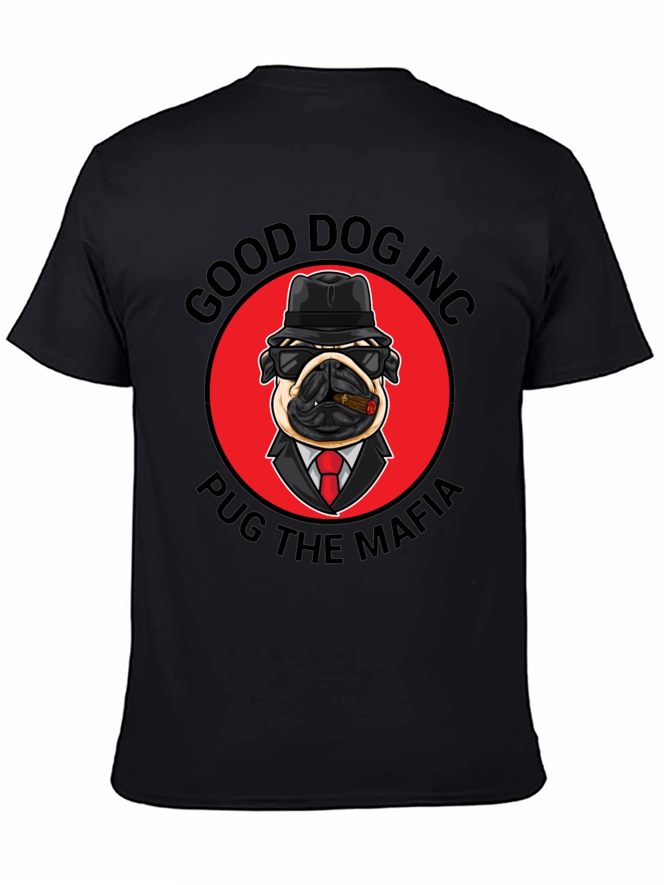 Good Dog Inc. Pug Mafia Graphic T-Shirt