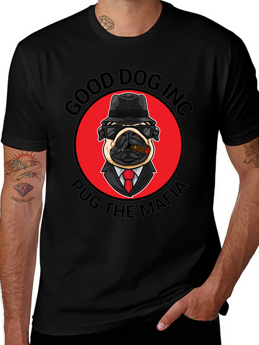 Good Dog Inc. Pug Mafia Graphic T-Shirt