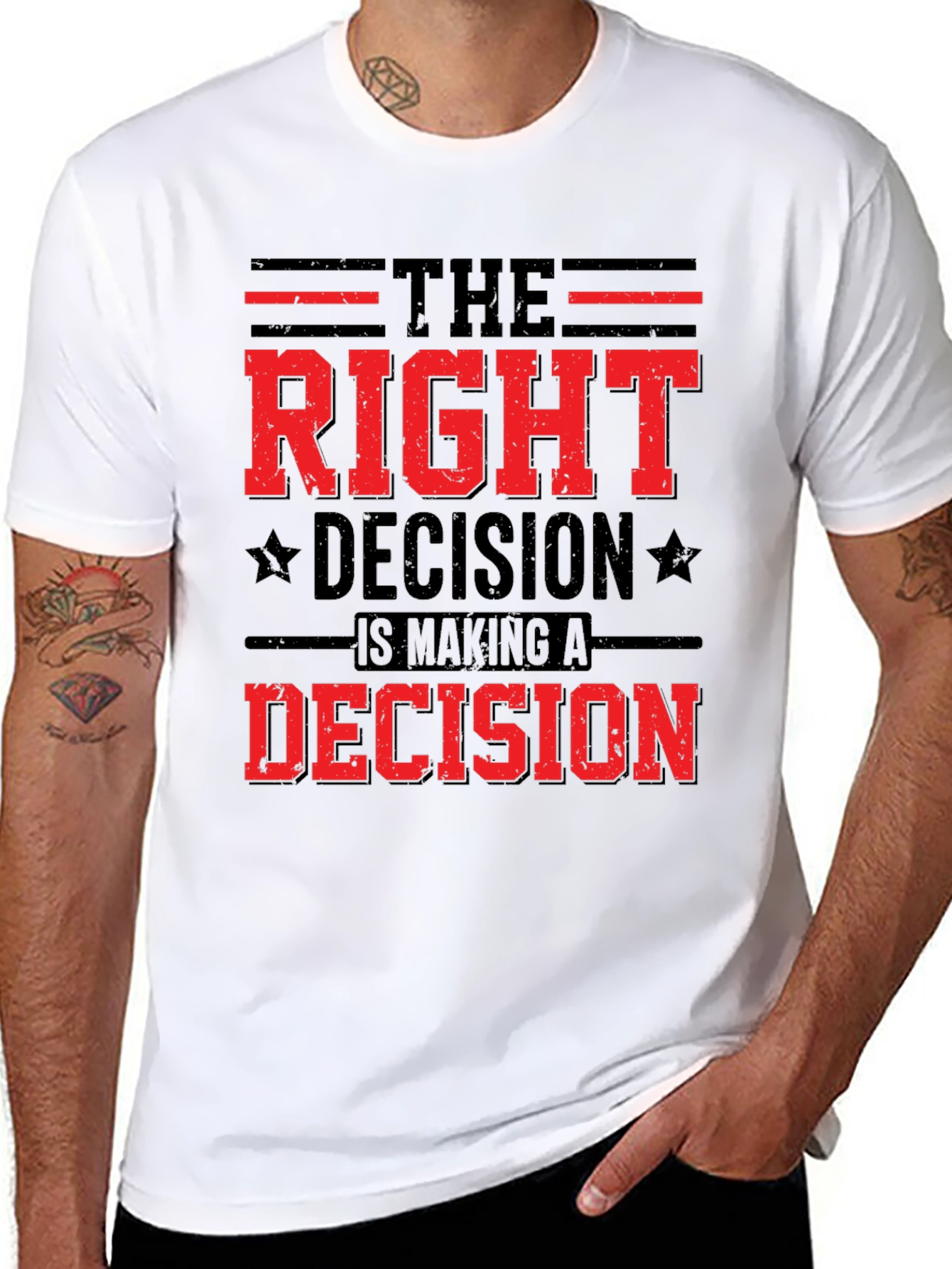 The Right Decision Graphic T-Shirt