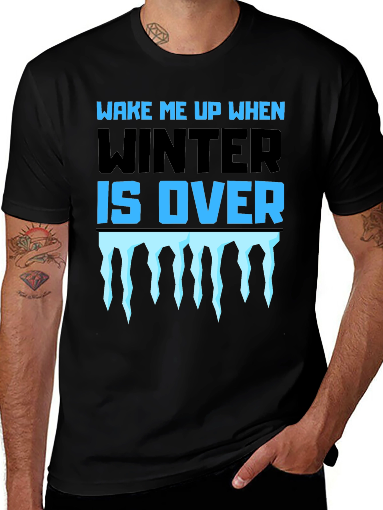 Wake Me Up When Winter Is Over Graphic Tee