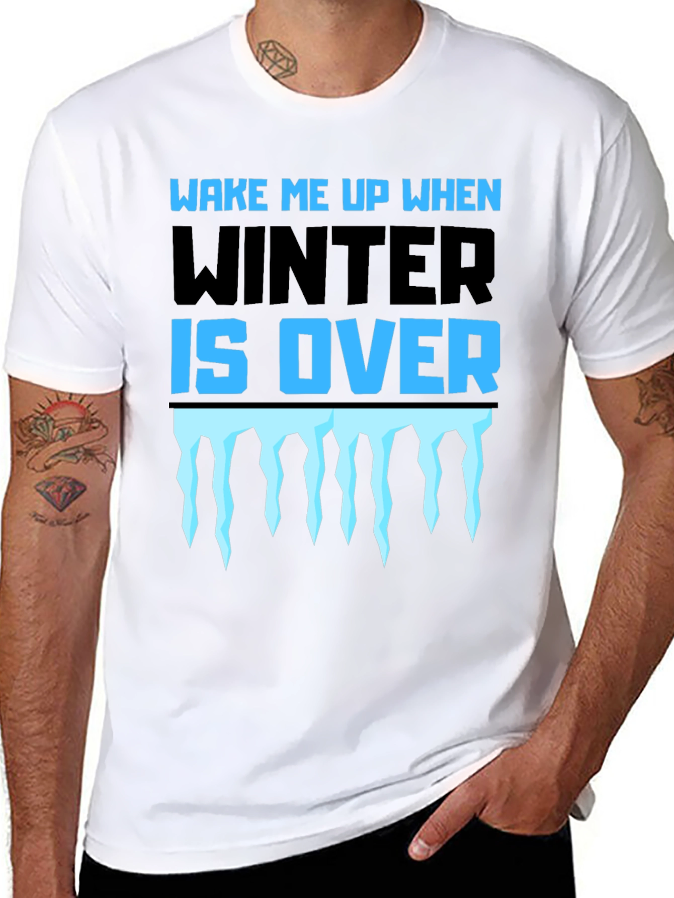 Wake Me Up When Winter Is Over Graphic Tee