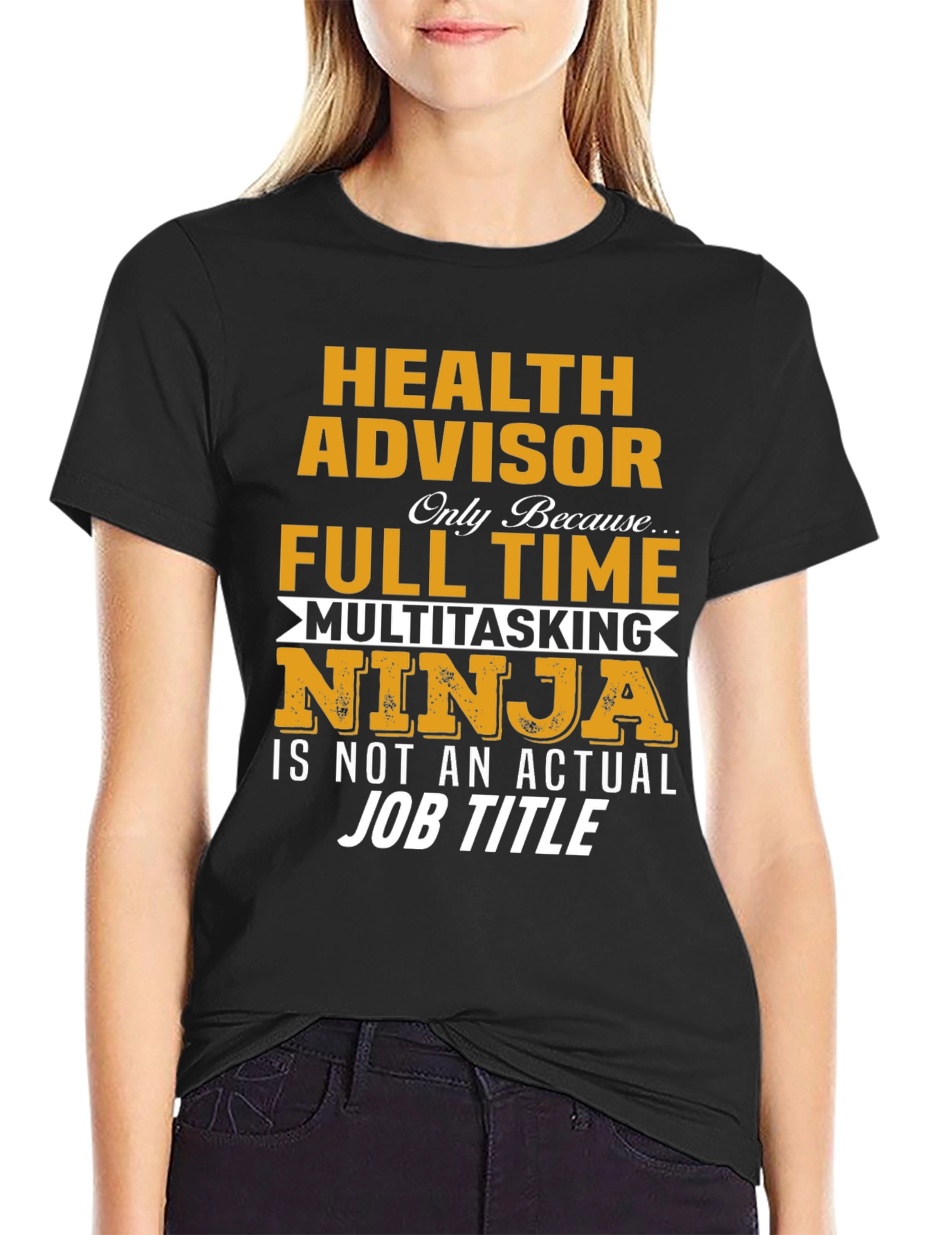 Health Advisor Multitasking Ninja T-Shirt