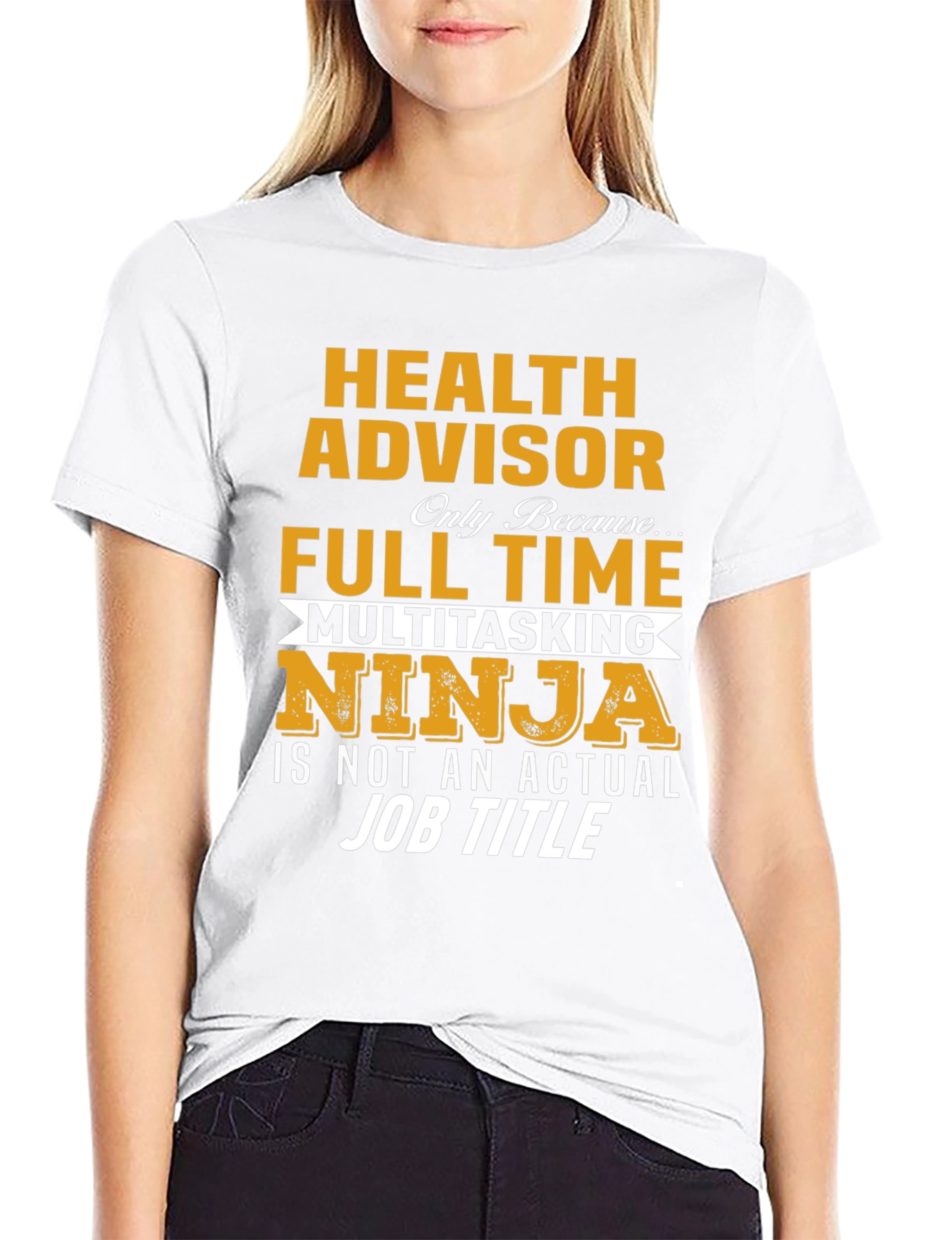 Health Advisor Multitasking Ninja T-Shirt