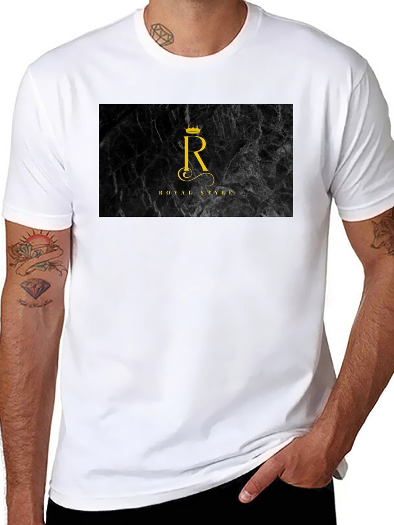 Royal Style Black T-Shirt