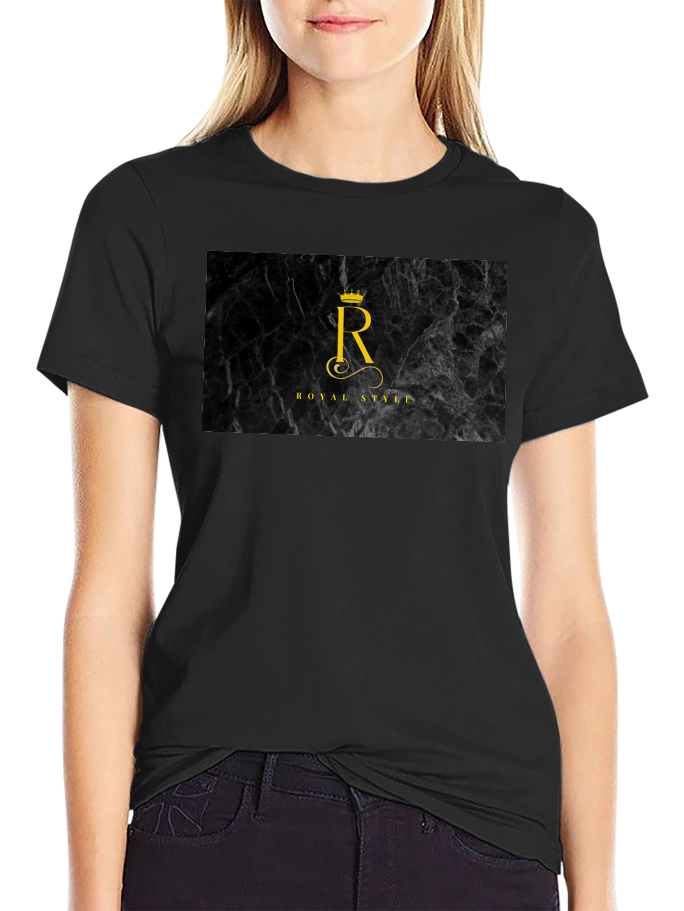 Royal Style Black T-Shirt