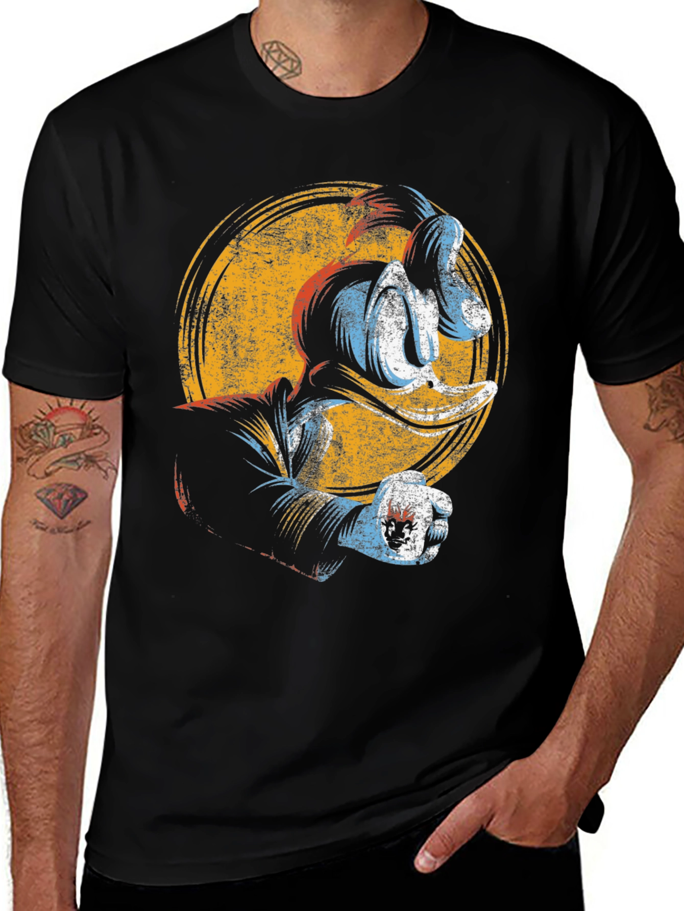 Donald Duck Retro Graphic T-Shirt