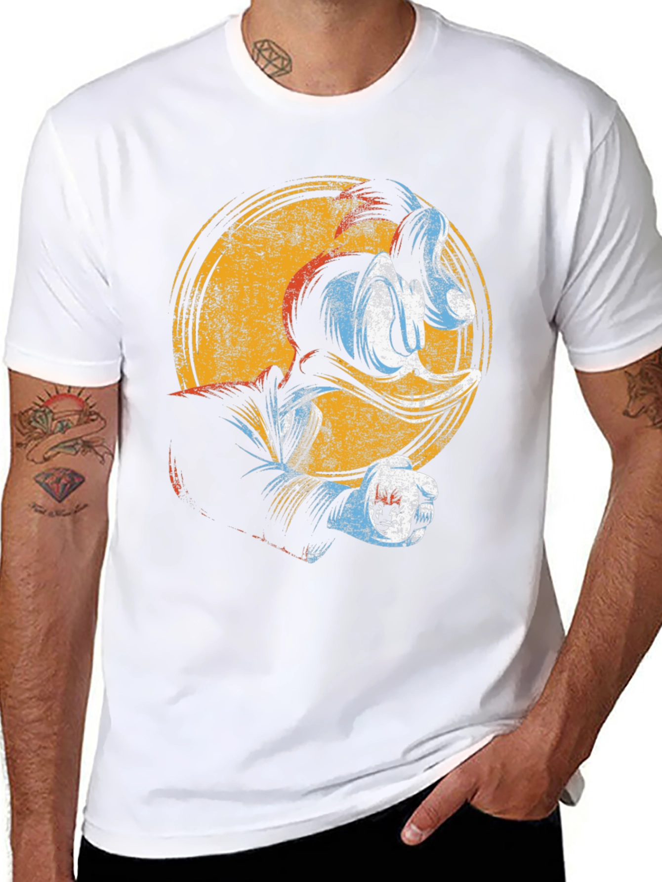 Donald Duck Retro Graphic T-Shirt