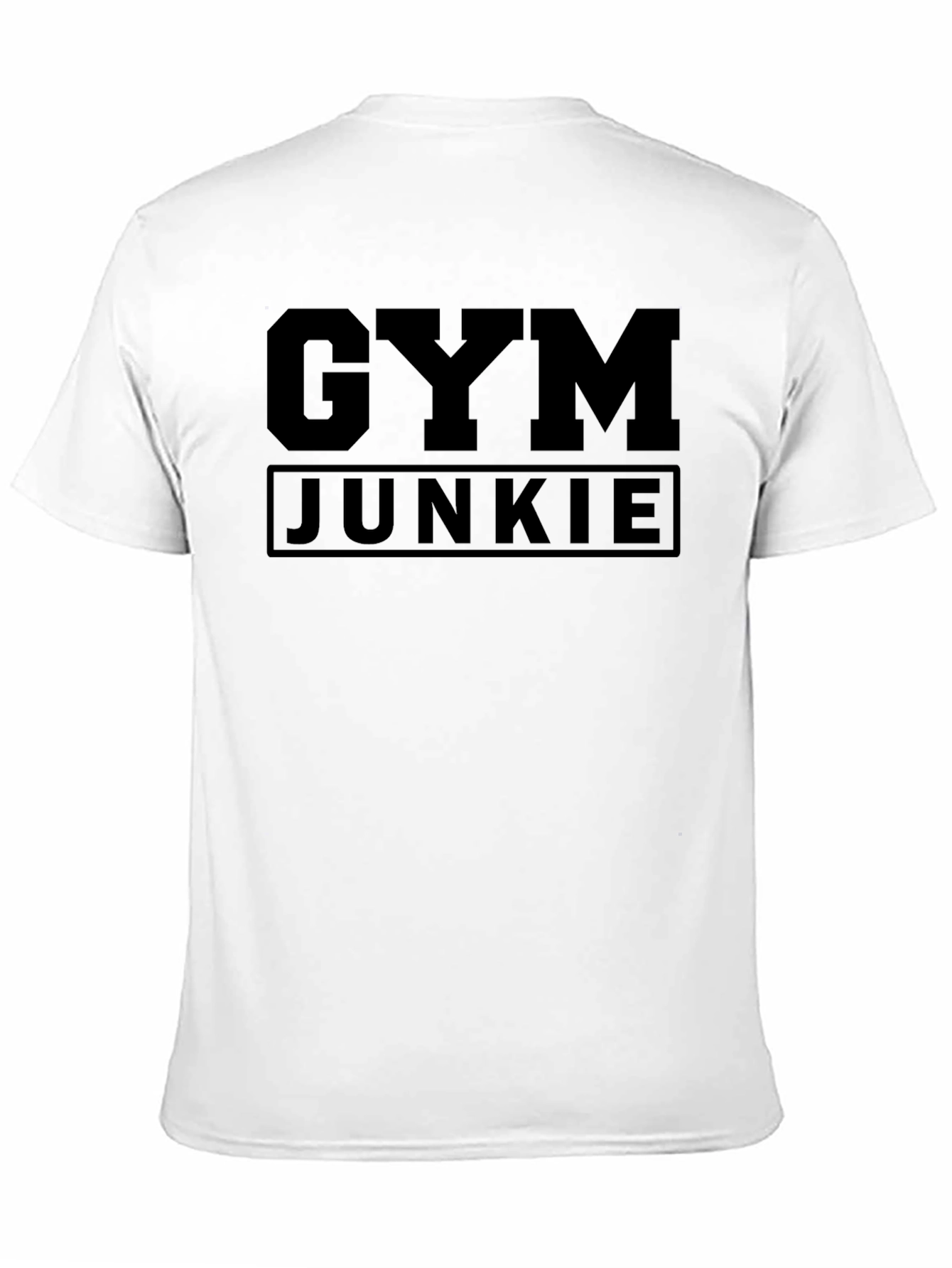 Gym Junkie Black Graphic Tee