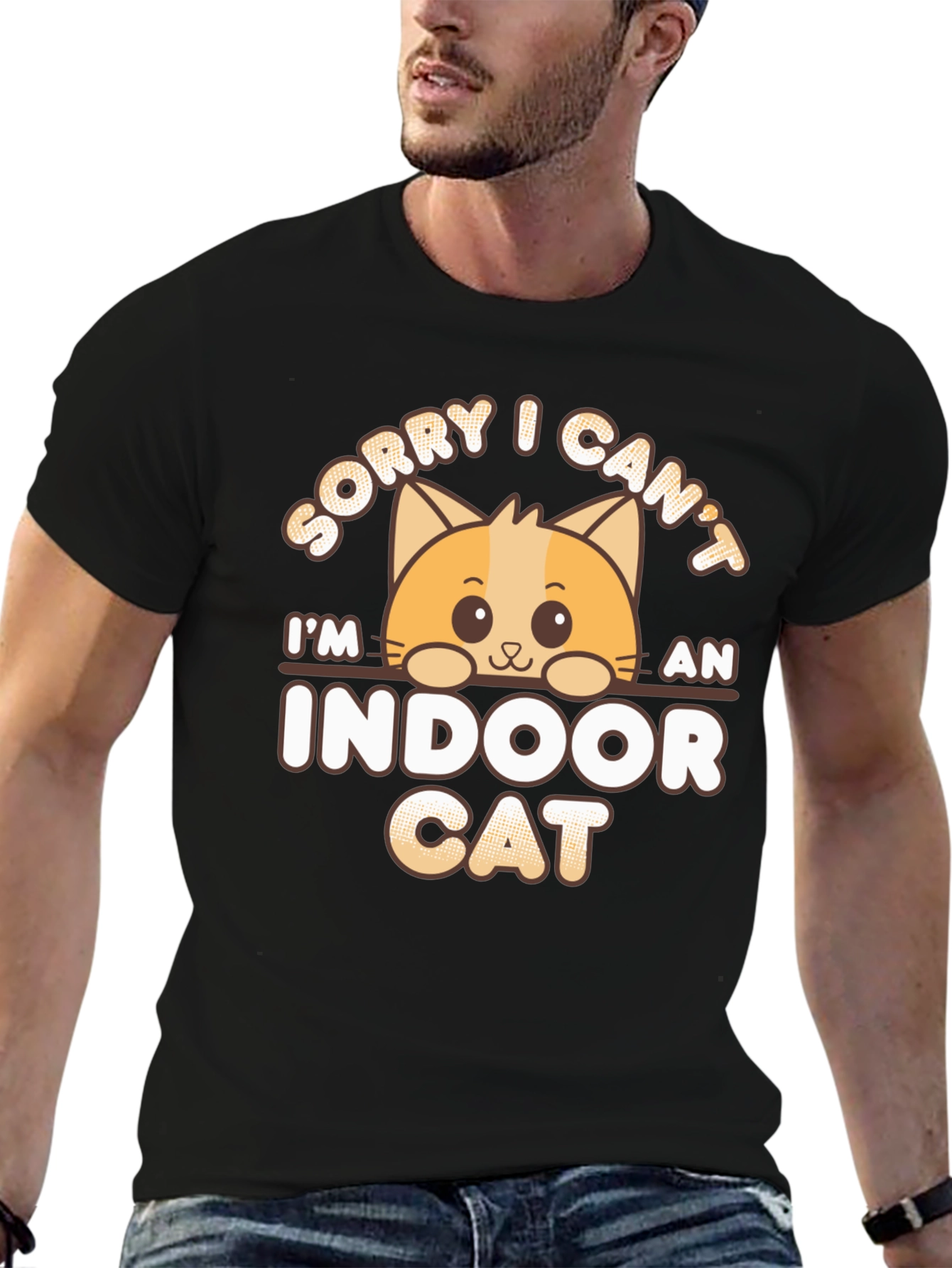 Indoor Cat Graphic T-Shirt