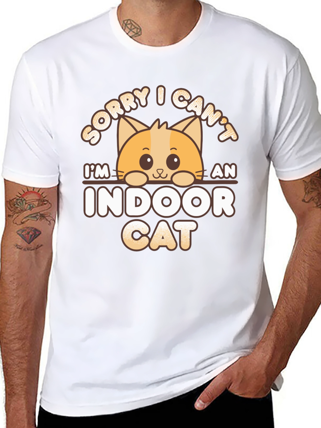 Indoor Cat Graphic T-Shirt