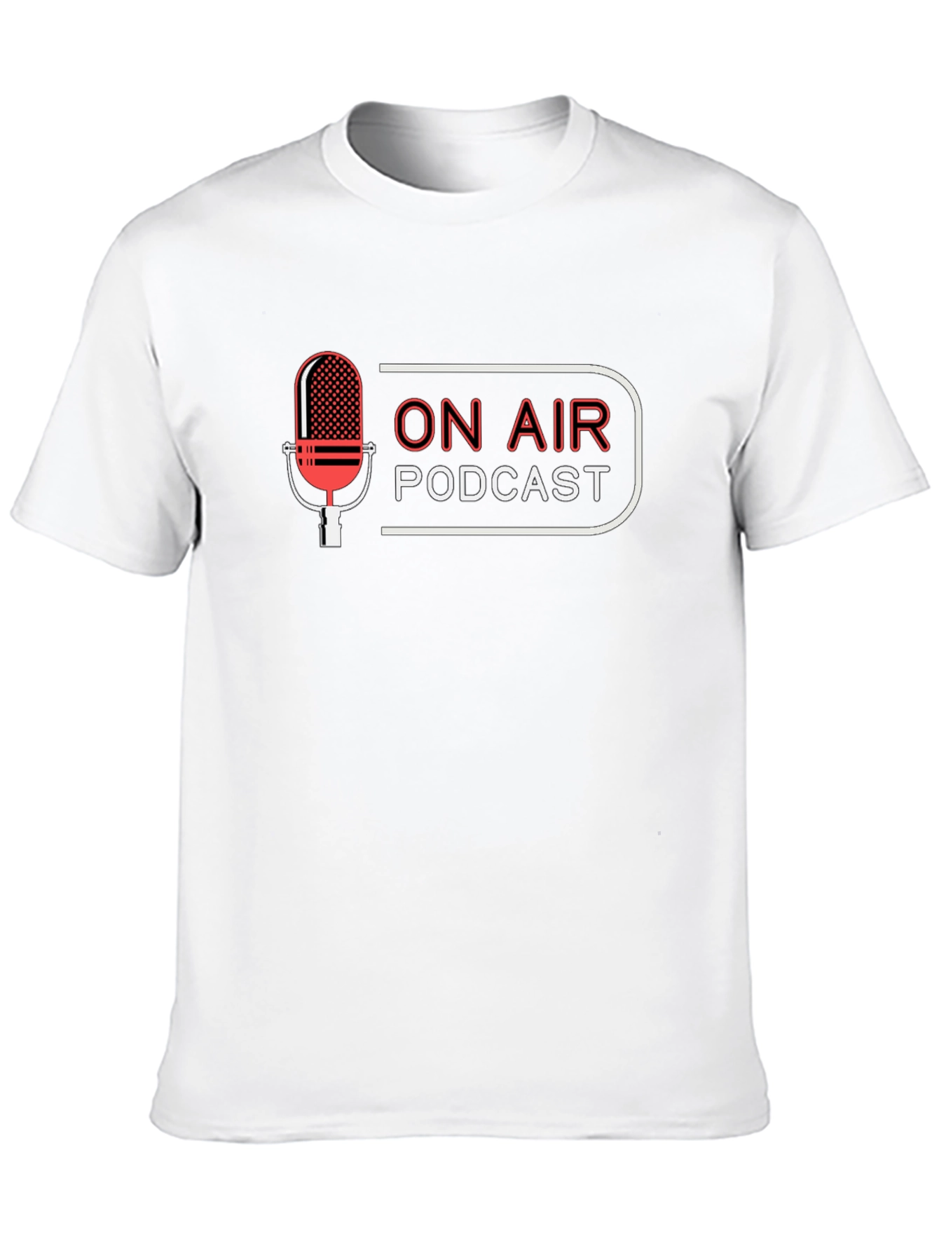 On Air Podcast Black T-Shirt