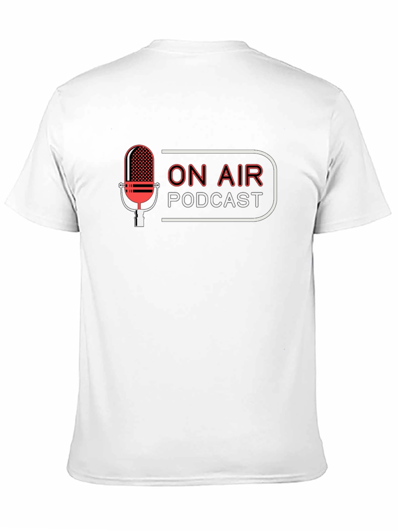 On Air Podcast Black T-Shirt