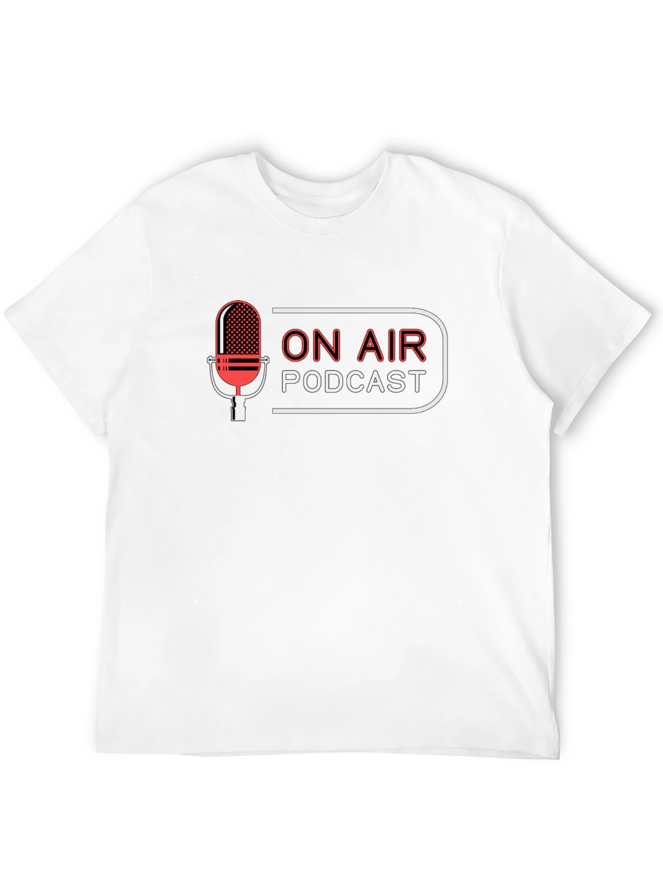 On Air Podcast Black T-Shirt