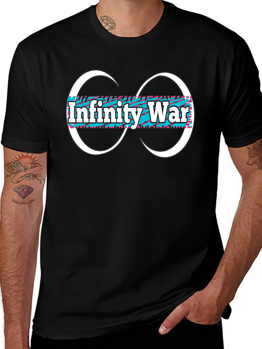 Infinity War Graphic Tee - Black Cotton Blend