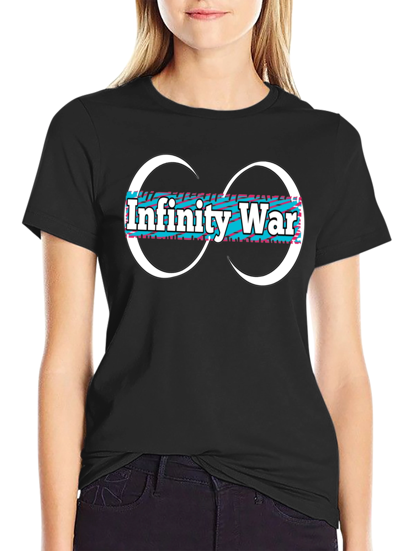 Infinity War Graphic Tee - Black Cotton Blend
