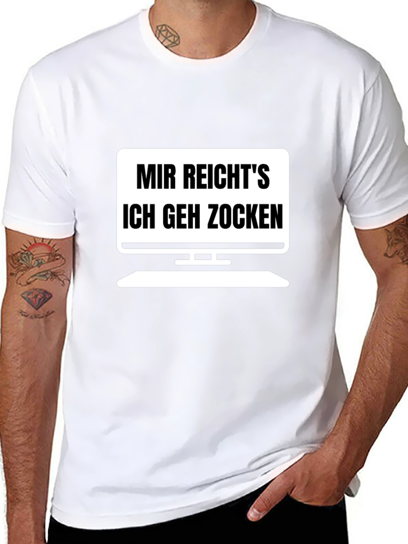 Funny Gamer T-Shirt - Mir Reichts Ich Geh Zocken