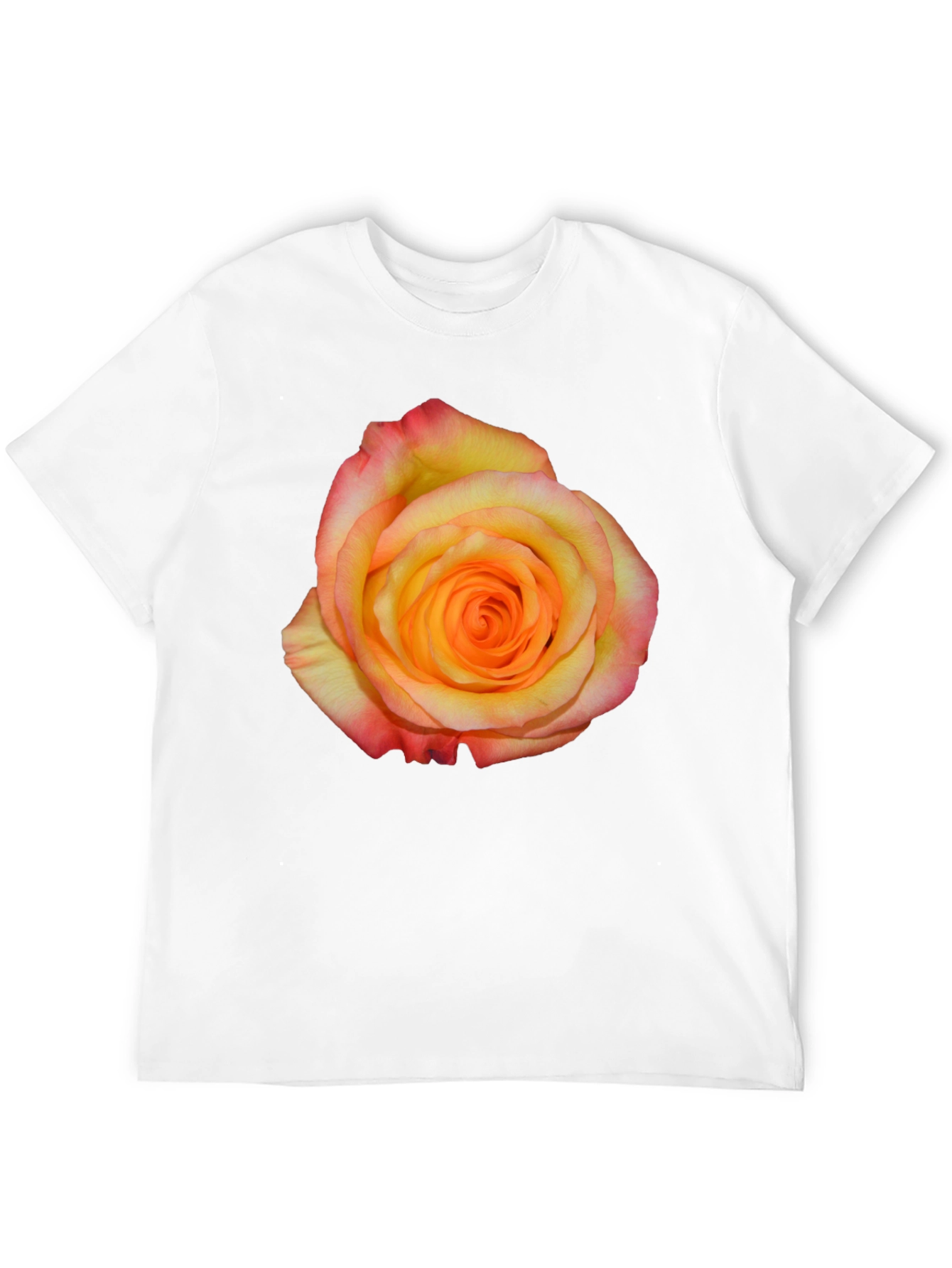 Rose Graphic Black T-Shirt