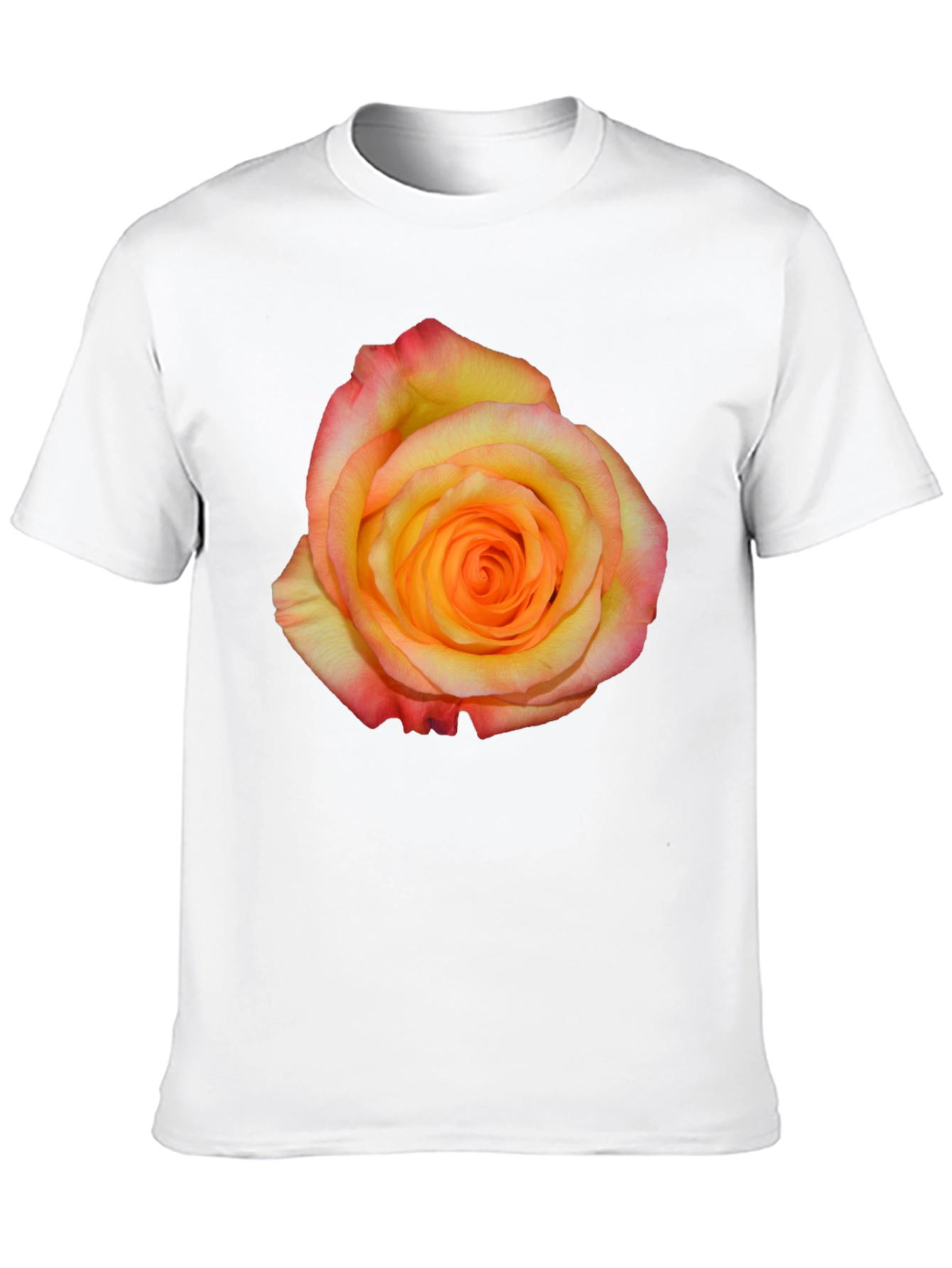 Rose Graphic Black T-Shirt