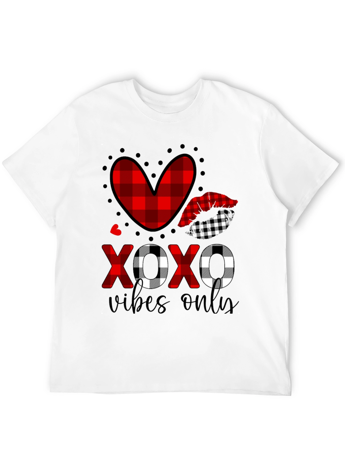 XOXO Vibes Only Valentines Graphic Tee