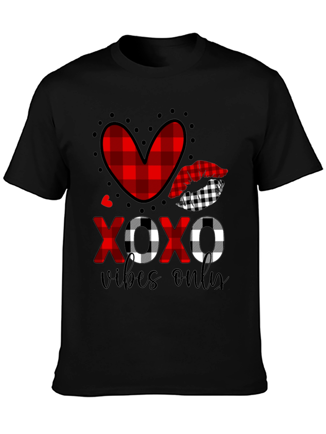 XOXO Vibes Only Valentines Graphic Tee