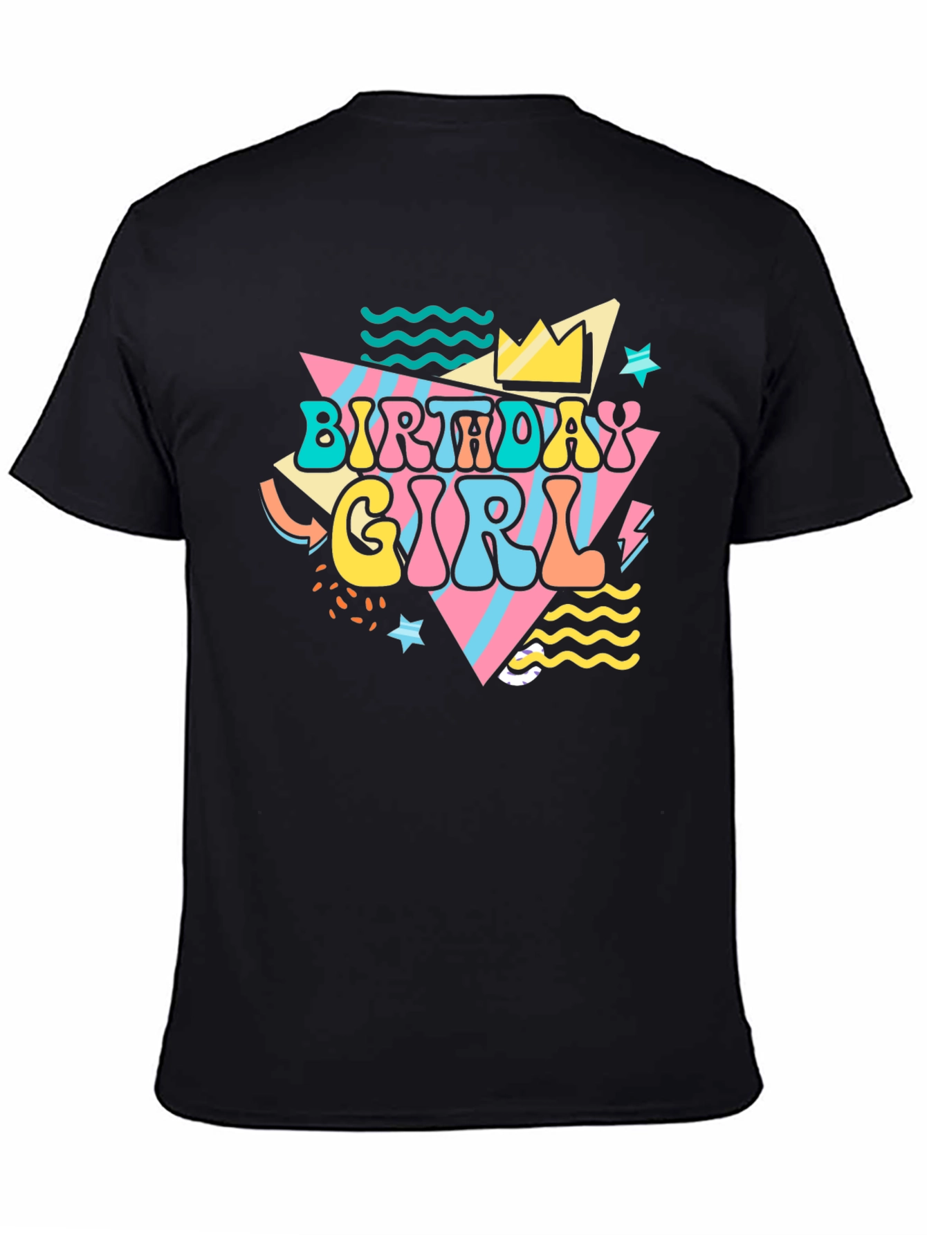 Birthday Girl Graphic Tee - Retro Party Shirt
