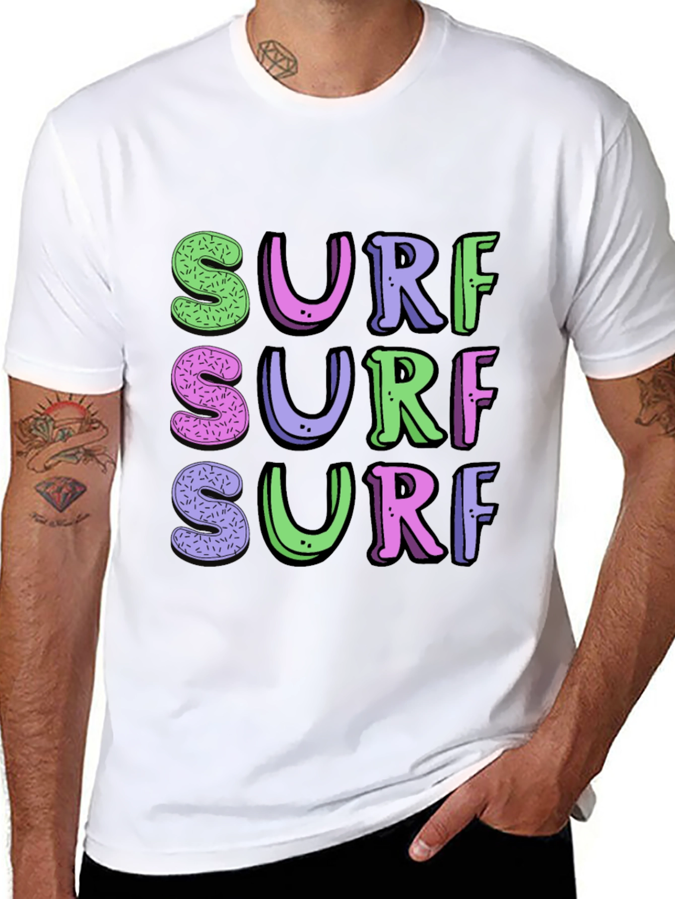 Surf Graphic Tee - Summer Vibes