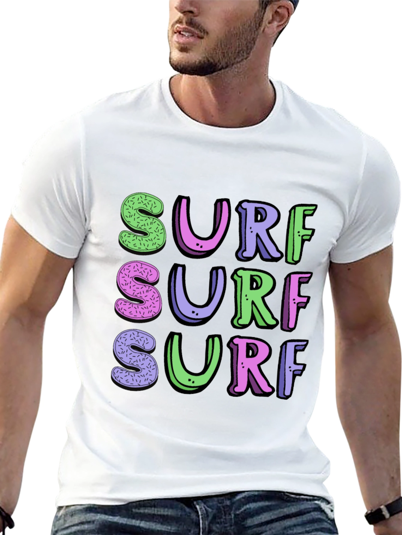 Surf Graphic Tee - Summer Vibes