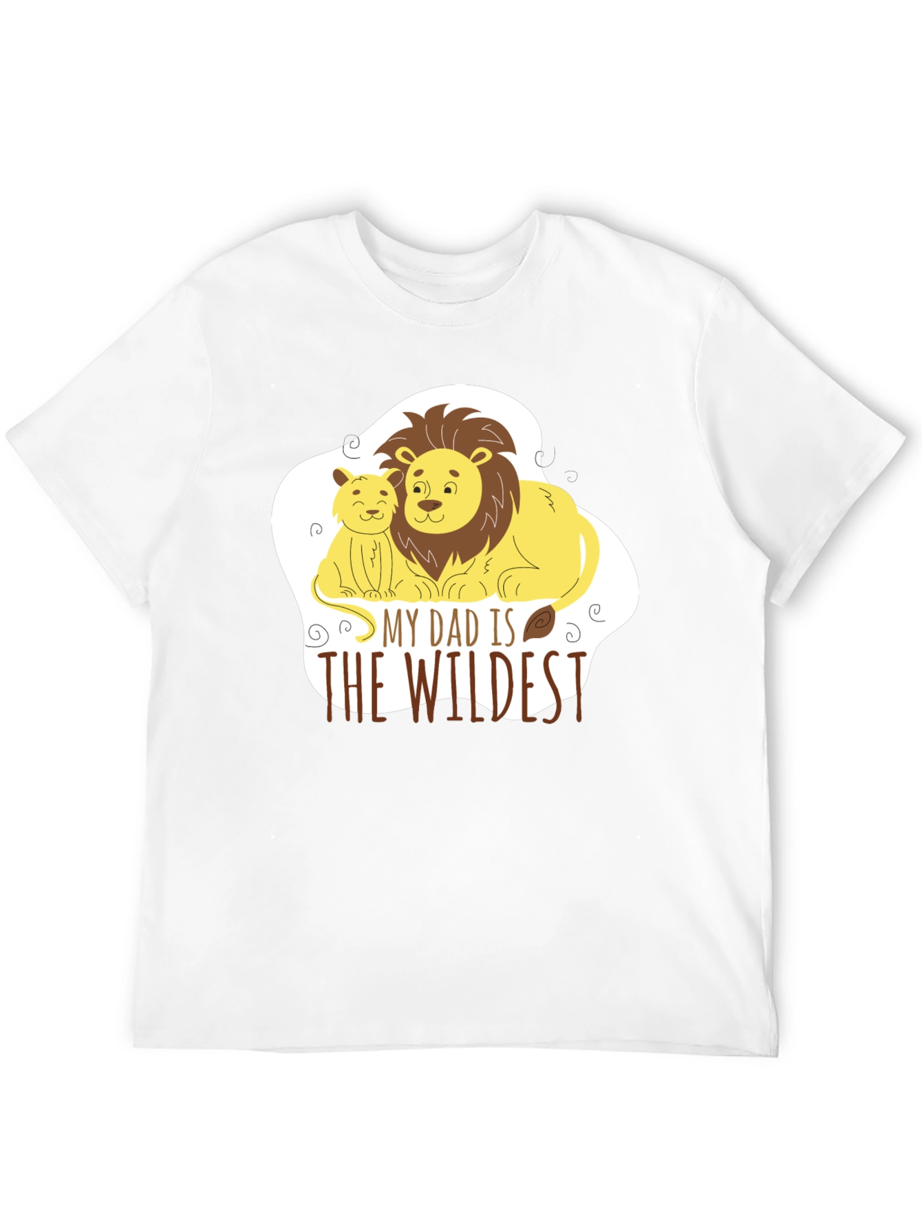 Dad is Wildest Lion Graphic Tee