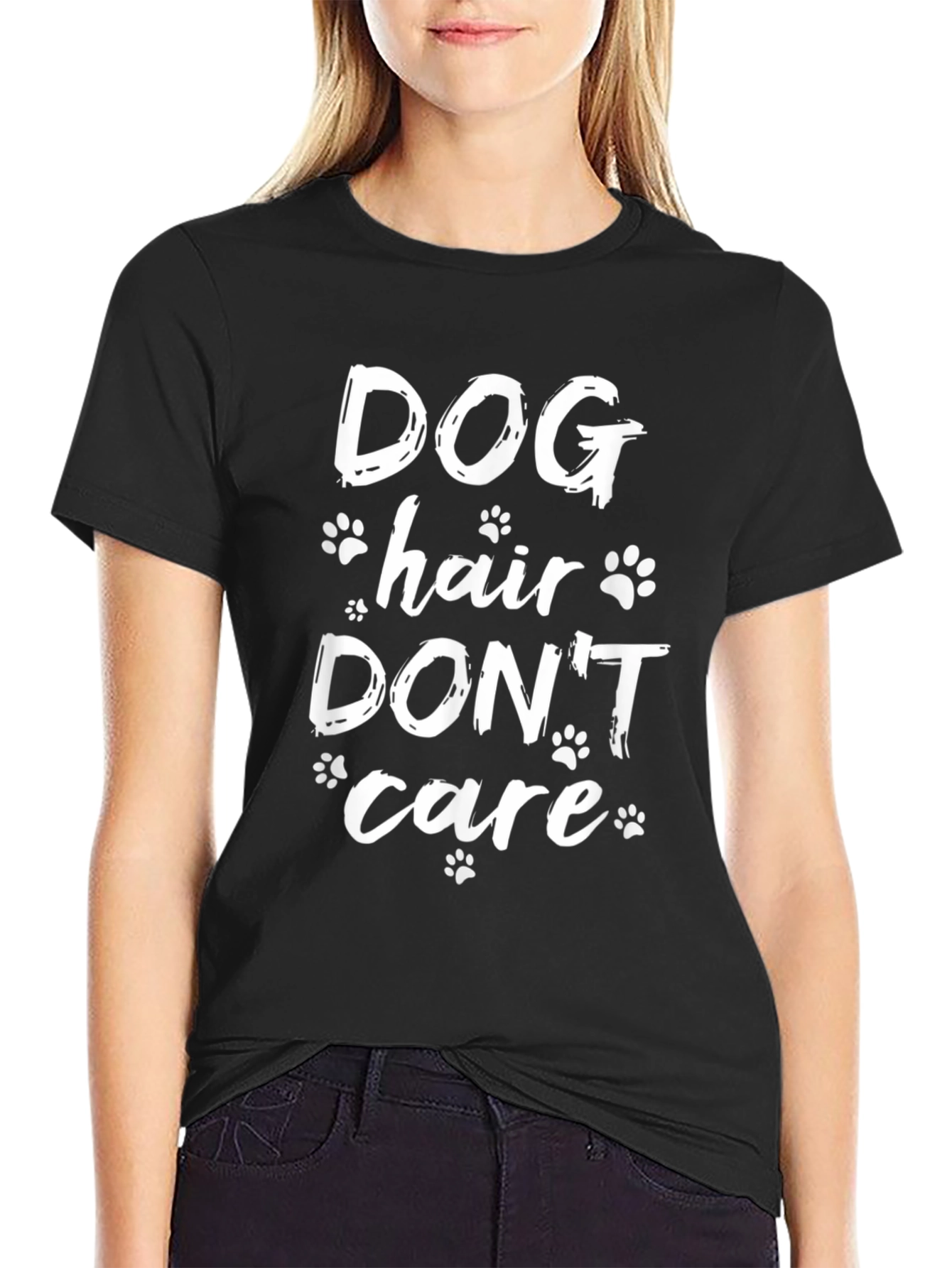 Dog Hair Dont Care Graphic Tee