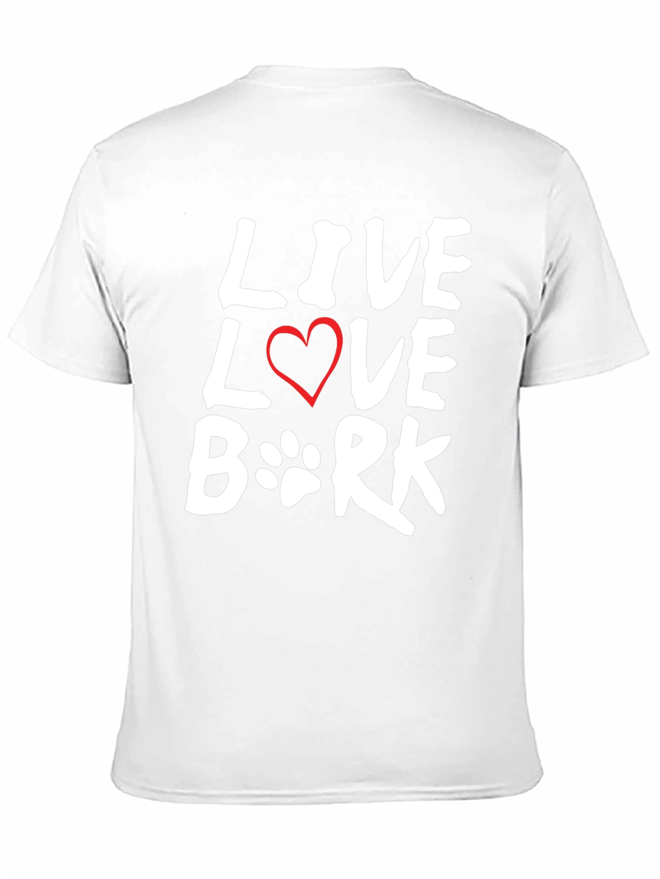 Live Love Bork T-Shirt - Dog Lover Tee