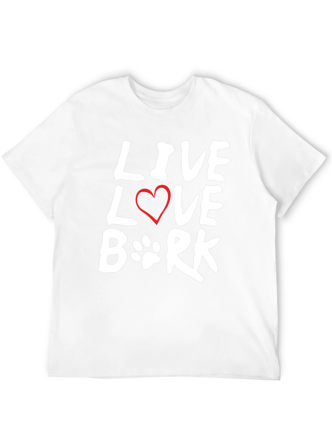 Live Love Bork T-Shirt - Dog Lover Tee