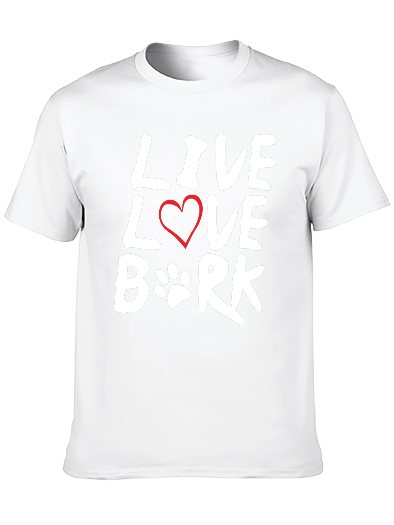 Live Love Bork T-Shirt - Dog Lover Tee