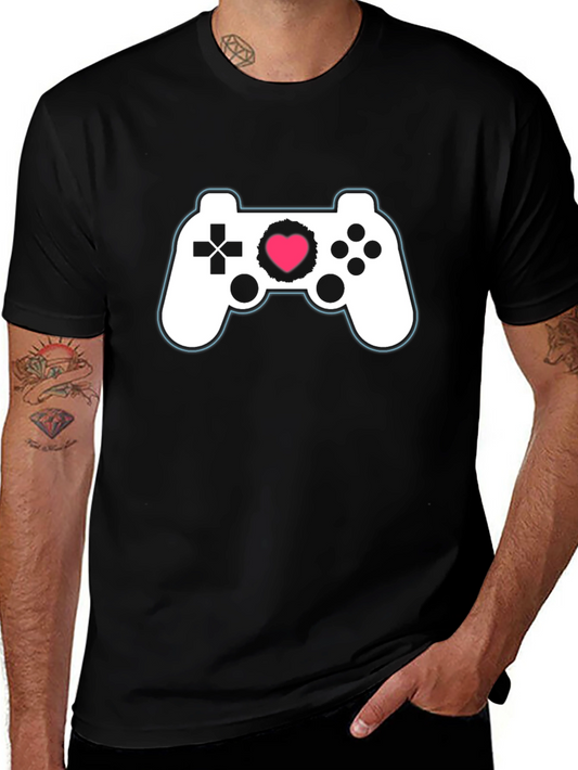 Gamer Heart T-Shirt - Love Gaming Style
