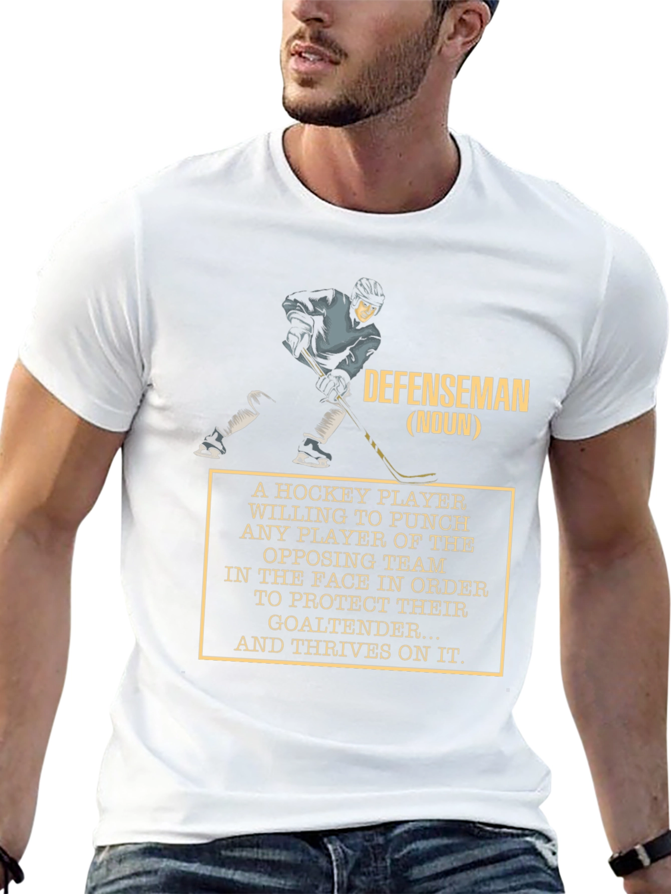 Hockey Defenseman Definition T-Shirt