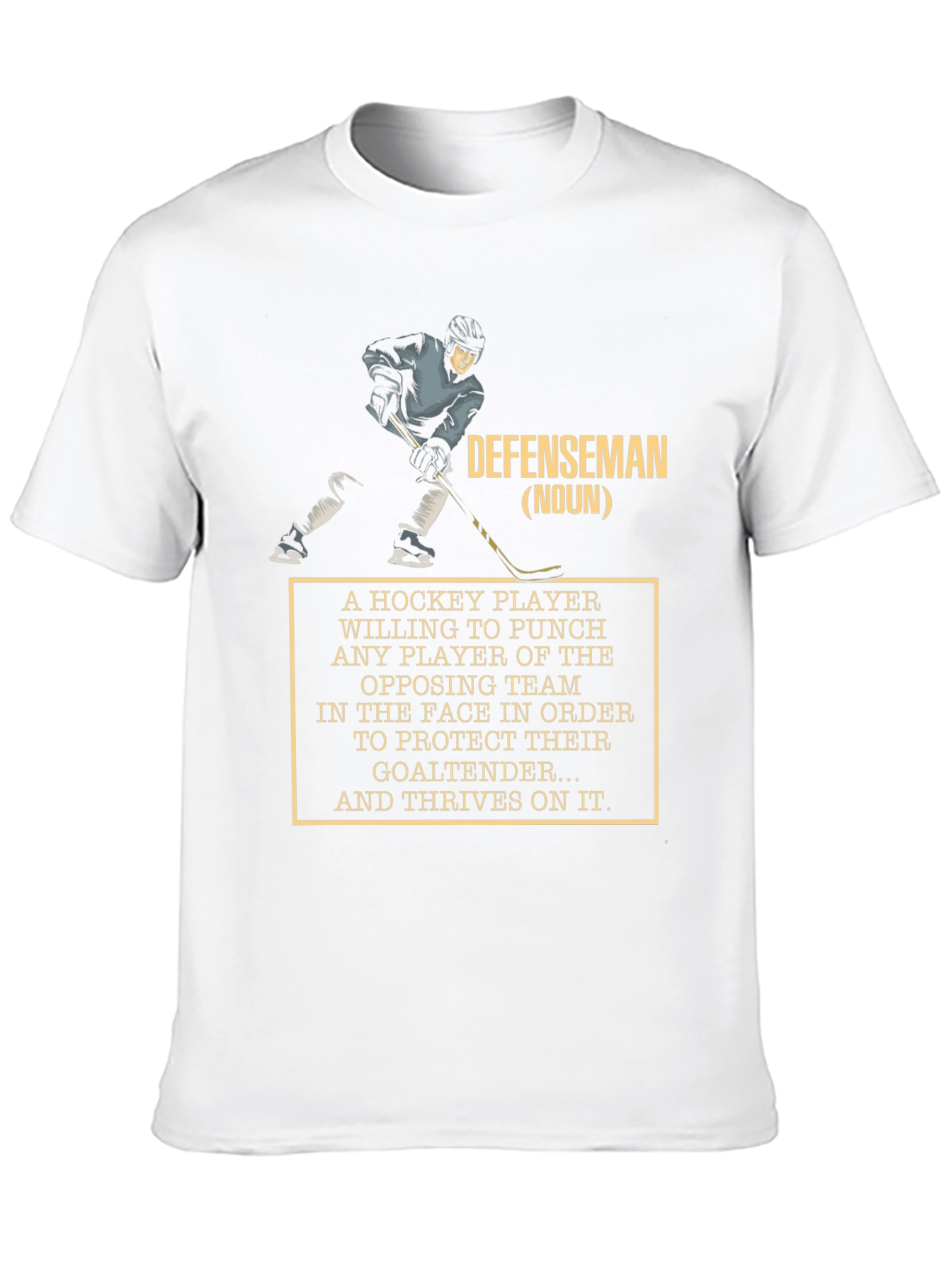 Hockey Defenseman Definition T-Shirt