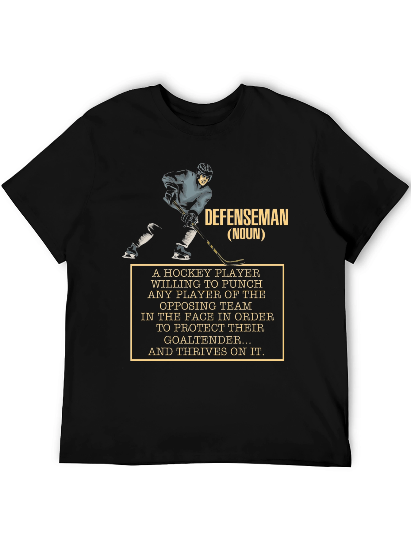 Hockey Defenseman Definition T-Shirt