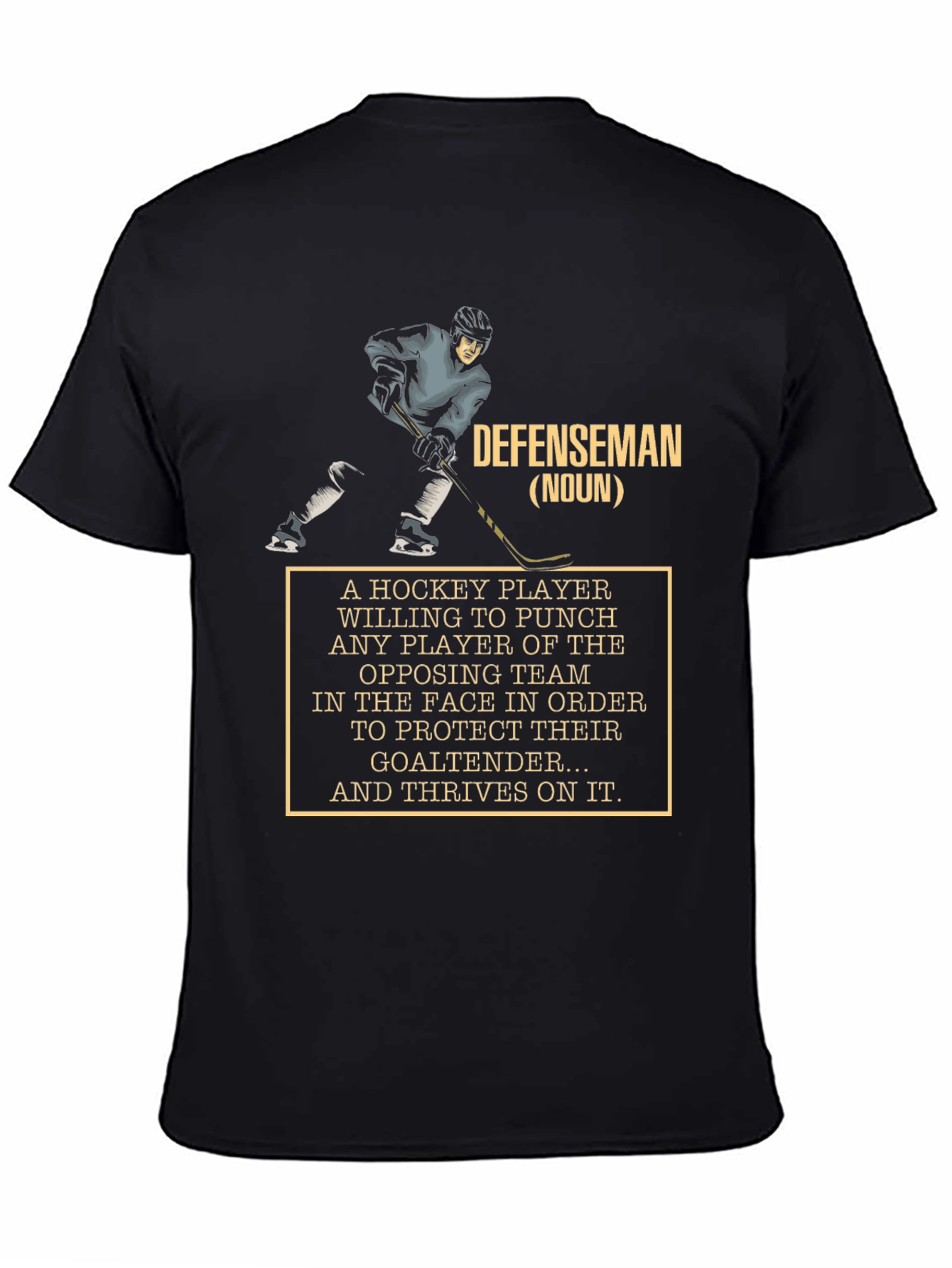 Hockey Defenseman Definition T-Shirt