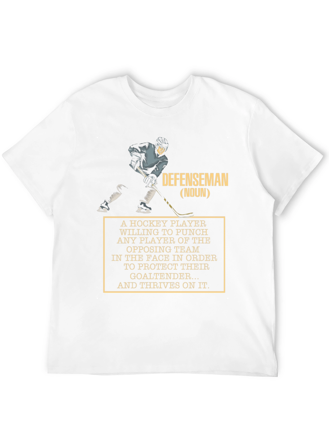 Hockey Defenseman Definition T-Shirt