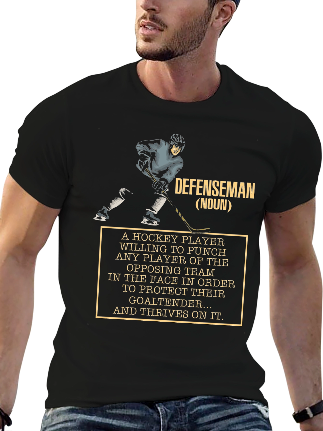 Hockey Defenseman Definition T-Shirt